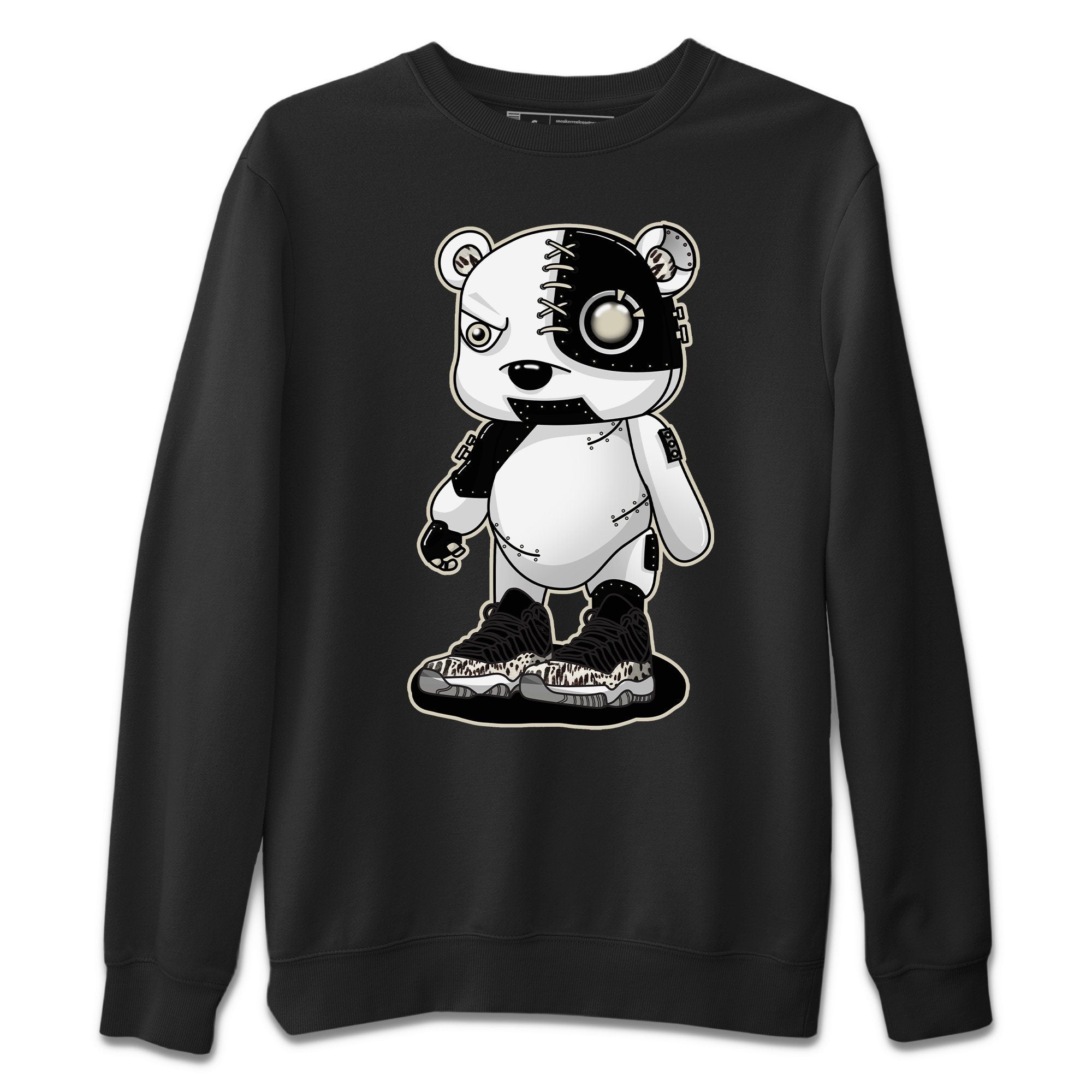 Cyborg Bear Unisex Sweater – Air Jordan 11 Animal Instinct, Sneakers Matching Sweater