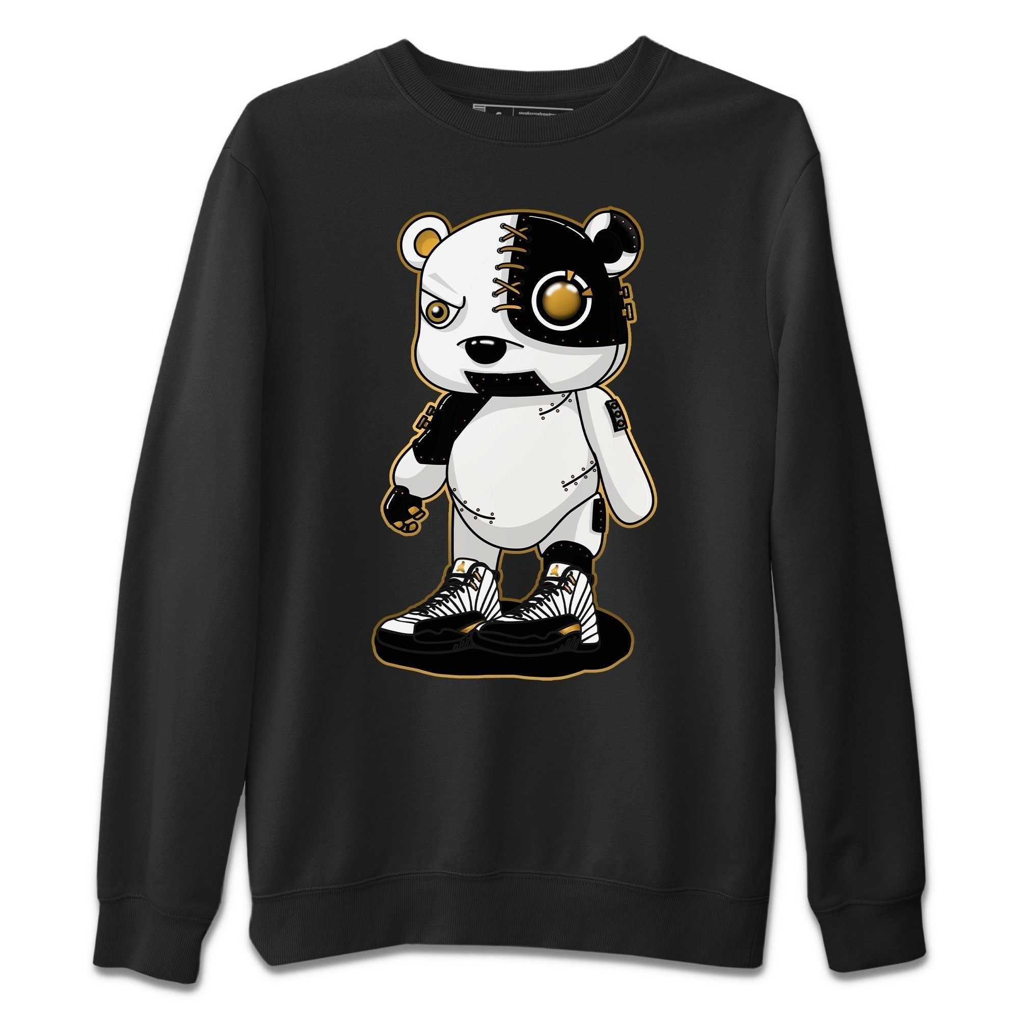 Cyborg Bear Unisex Sweater – Air Jordan 12 Royalty, Sneakers Matching Sweater