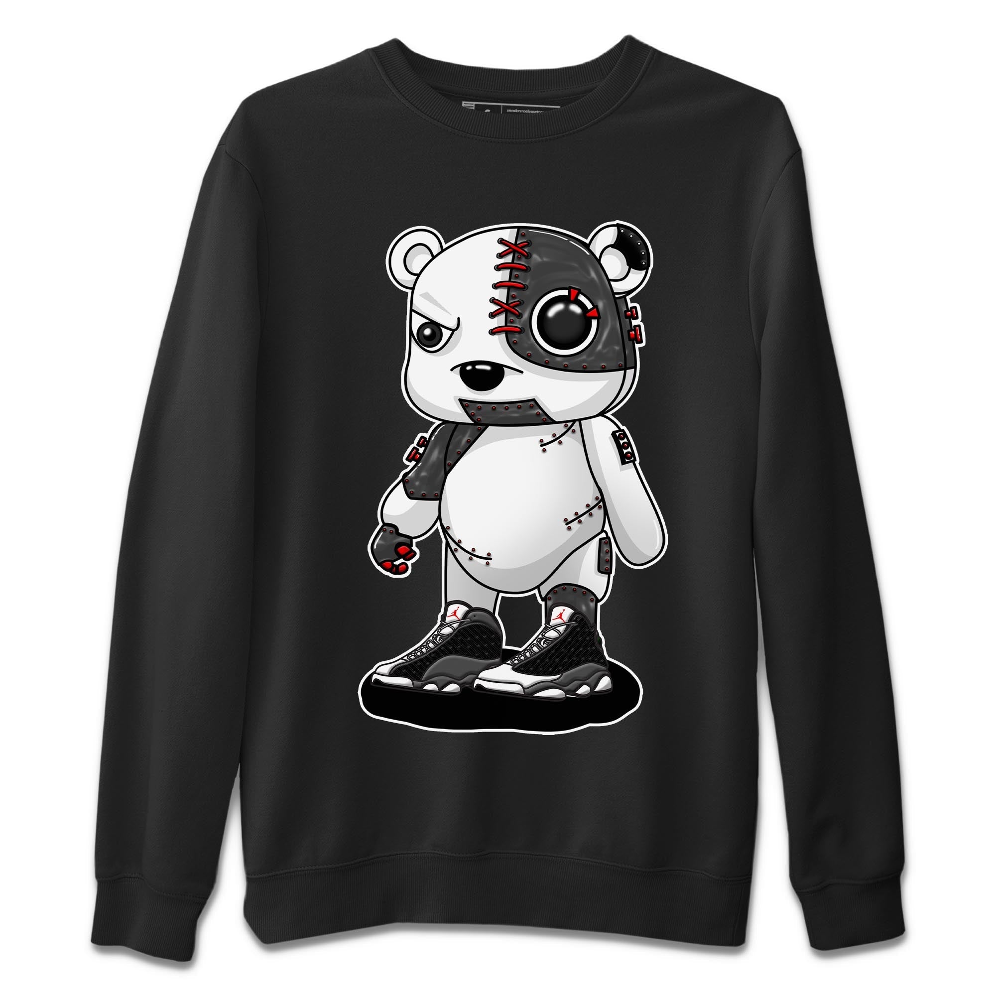 Cyborg Bear Unisex Sweater – Air Jordan 13 Black Flint, Sneakers Matching Sweater