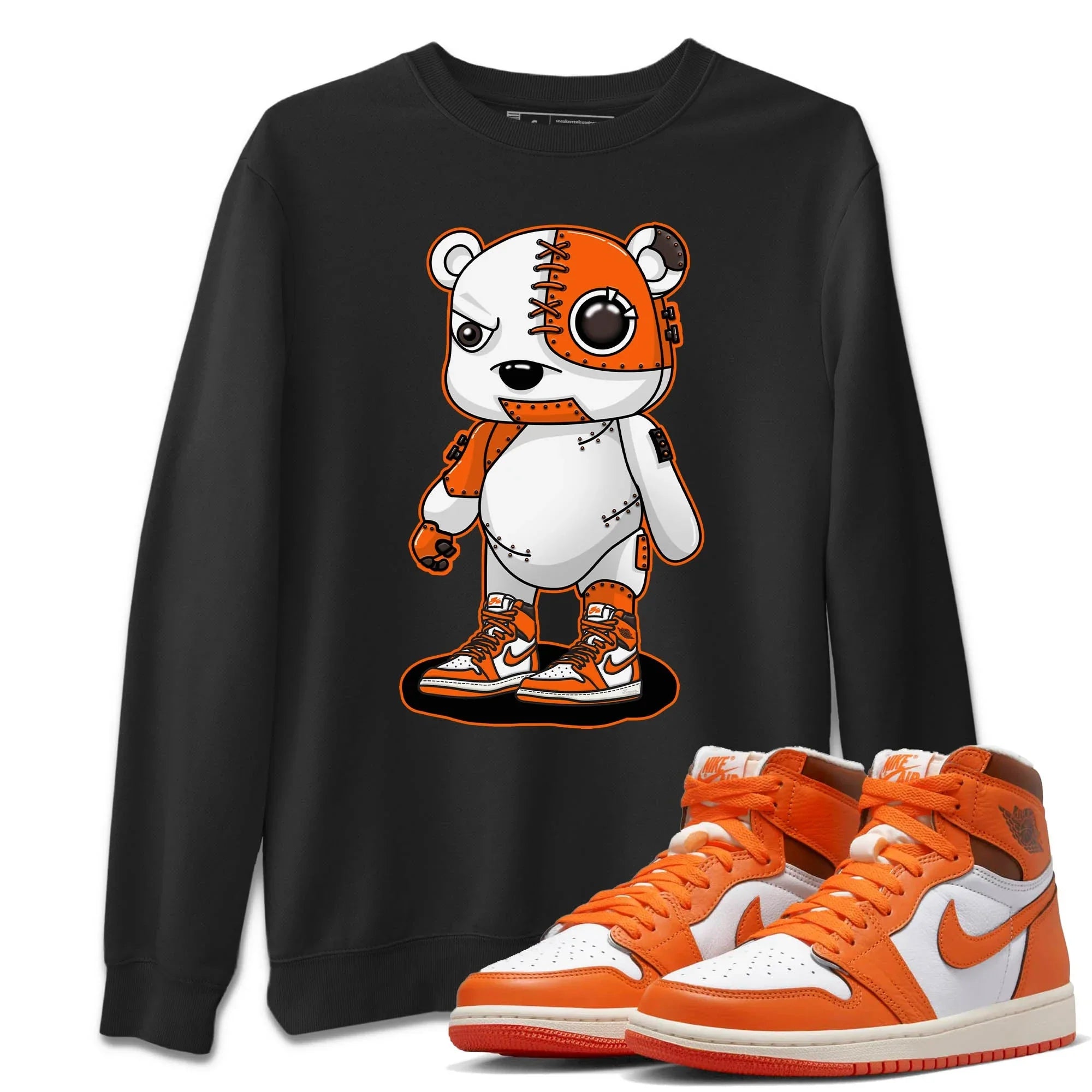 Cyborg Bear Unisex Sweater – Air Jordan 1 Starfish, Sneakers Matching Sweater