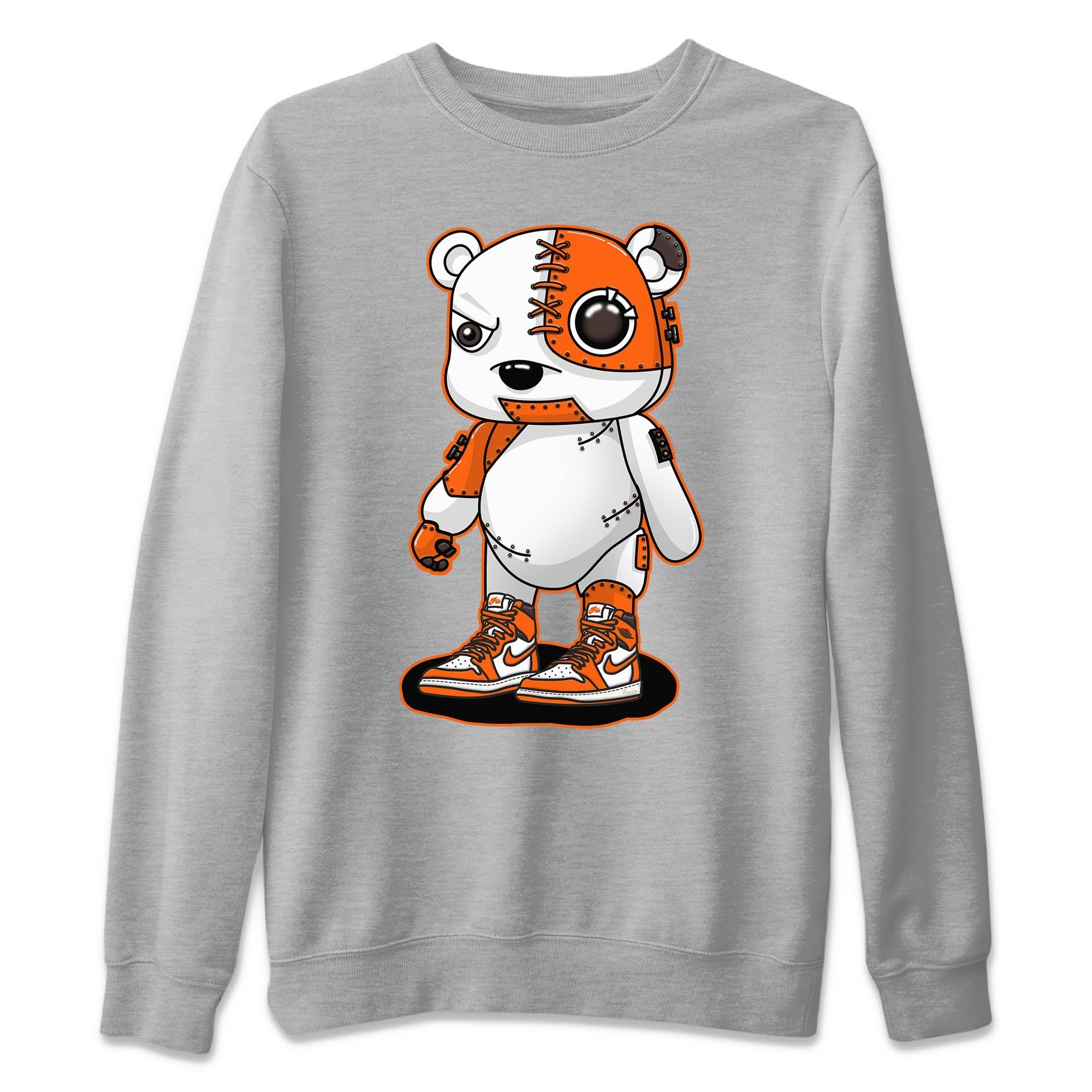 Cyborg Bear Unisex Sweater – Air Jordan 1 Starfish, Sneakers Matching Sweater