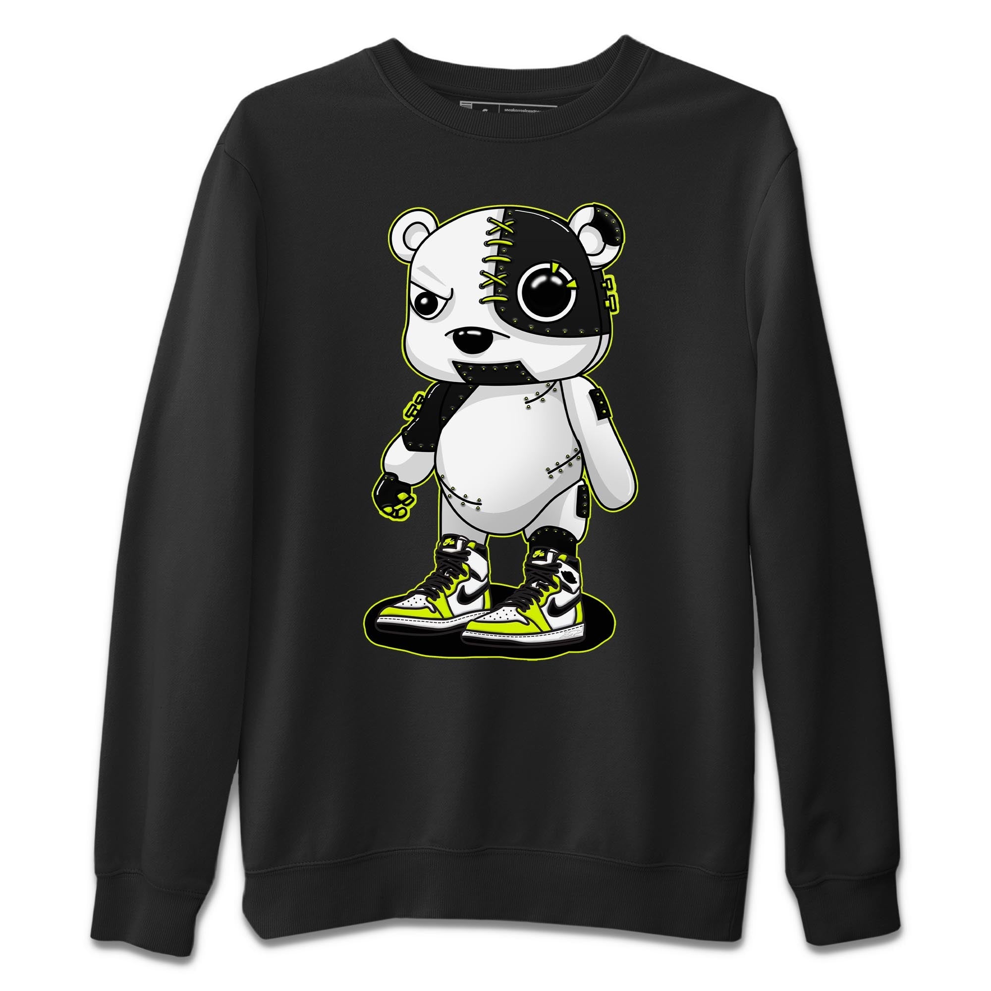 Cyborg Bear Unisex Sweater – Air Jordan 1 Visionaire, Sneakers Matching Sweater