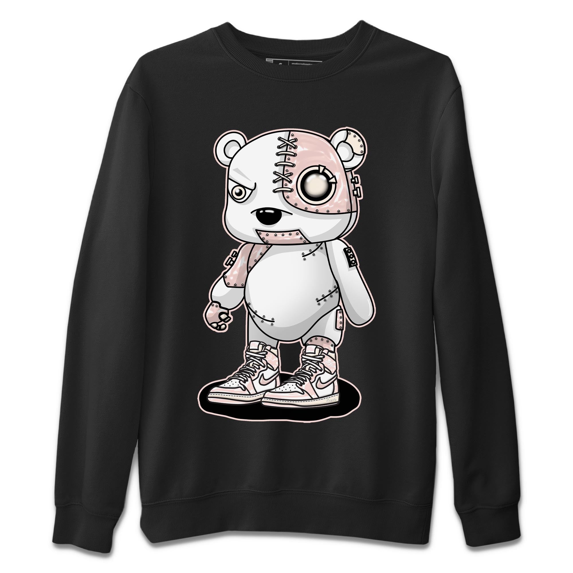 Cyborg Bear Unisex Sweater – Air Jordan 1 Washed Pink, Sneakers Matching Sweater