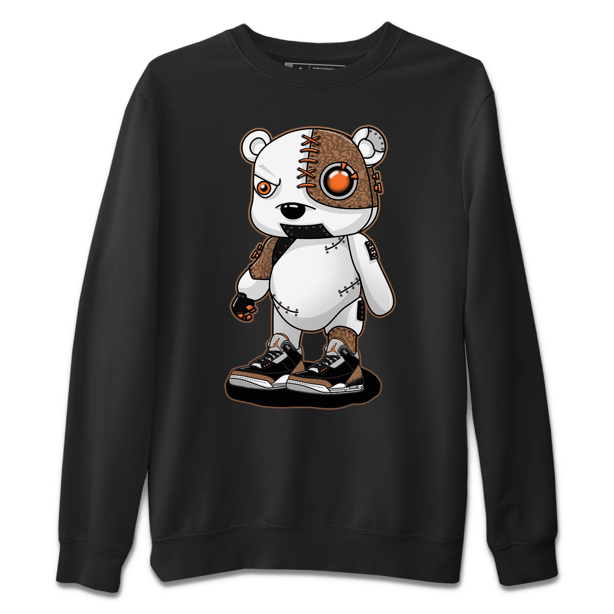 Cyborg Bear Unisex Sweater – Air Jordan 3 Desert Elephant, Sneakers Matching Sweater