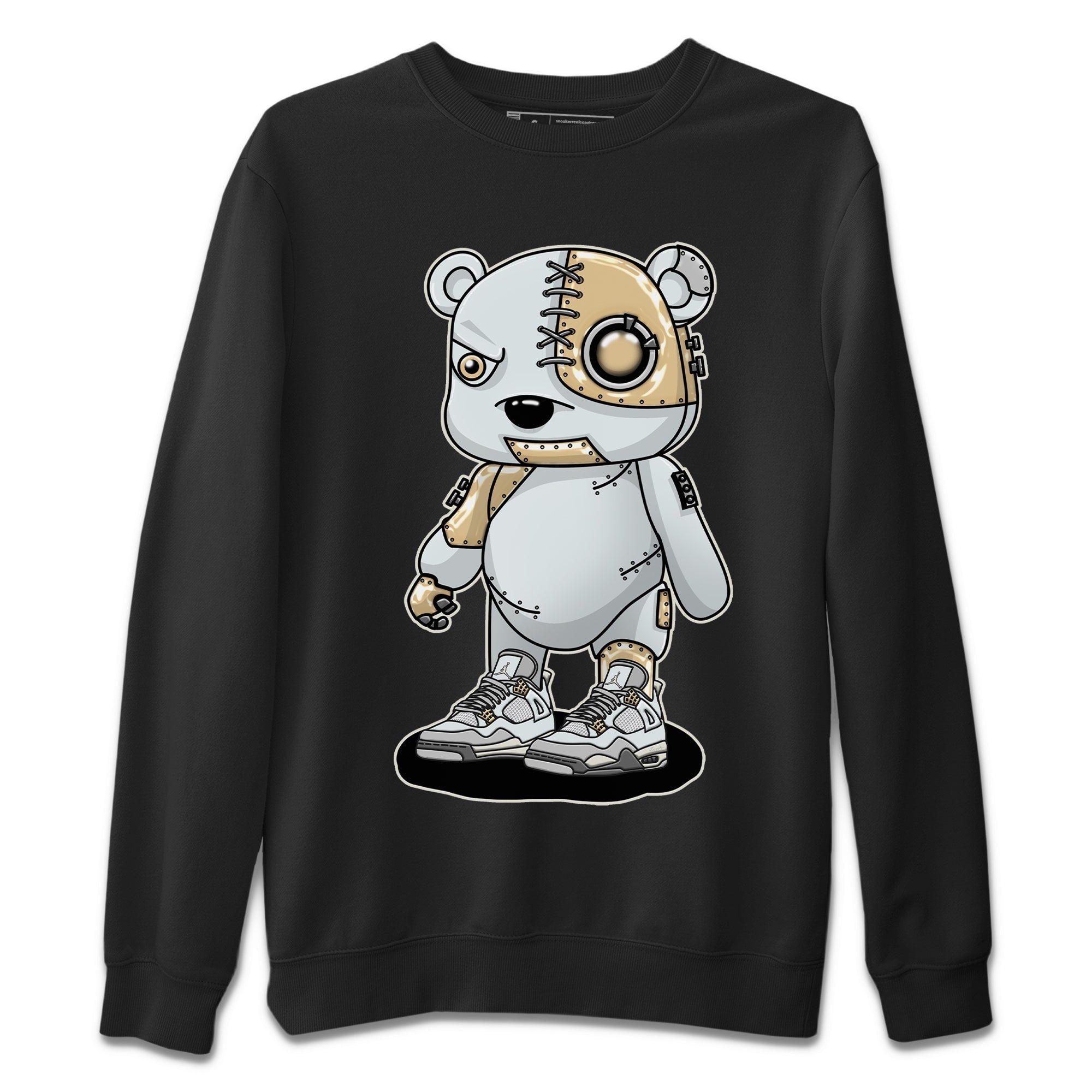 Cyborg Bear Unisex Sweater – Air Jordan 4 Craft, Sneakers Matching Sweater