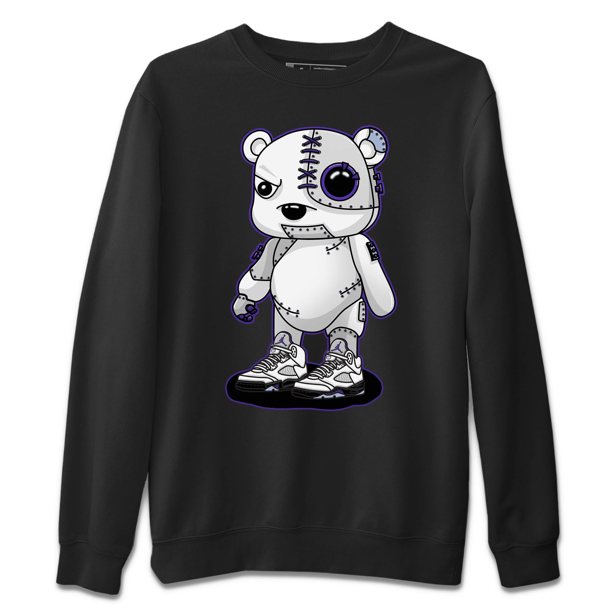 Cyborg Bear Unisex Sweater – Air Jordan 5 Concord, Sneakers Matching Sweater