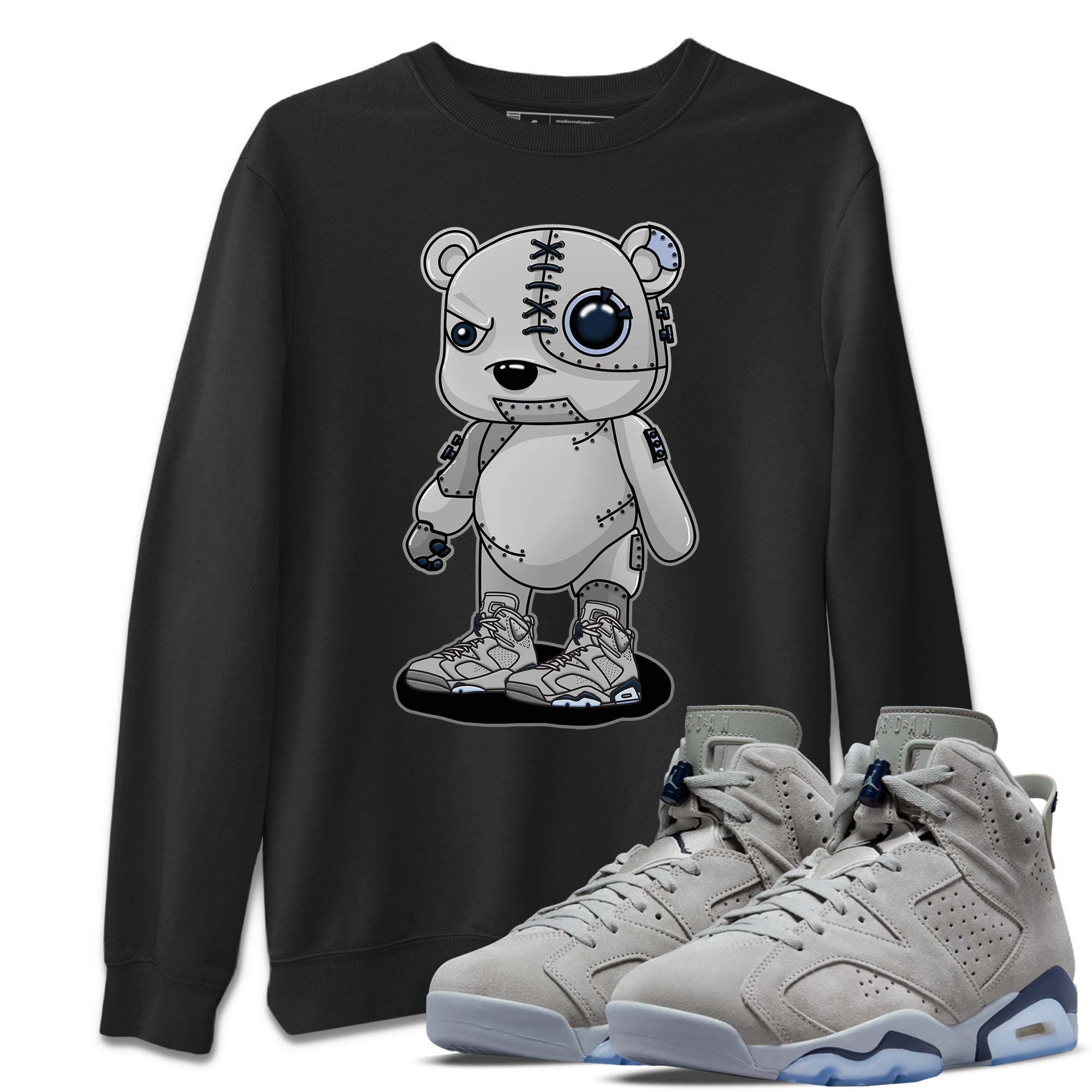 Cyborg Bear Unisex Sweater – Air Jordan 6 Georgetown, Sneakers Matching Sweater