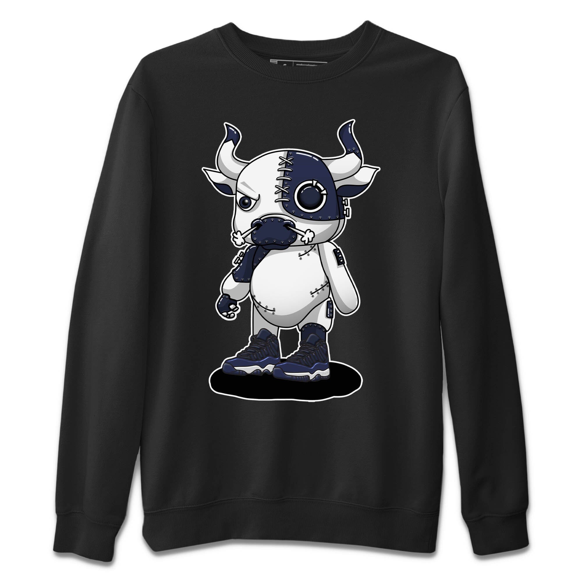 Cyborg Bull Unisex Sweater – Air Jordan 11 Midnight Navy, Sneakers Matching Sweater
