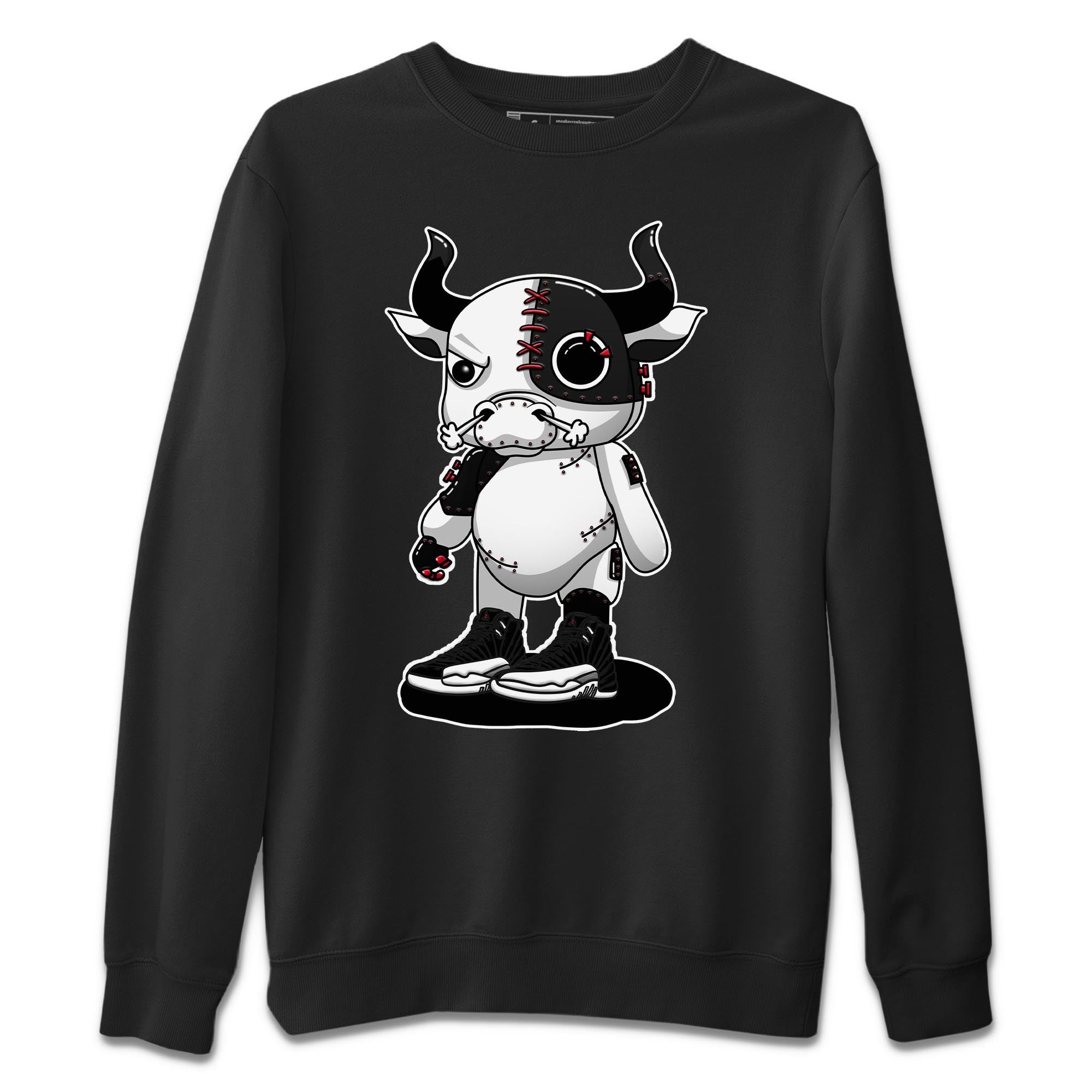 Cyborg Bull Unisex Sweater – Air Jordan 12 Playoffs, Sneakers Matching Sweater