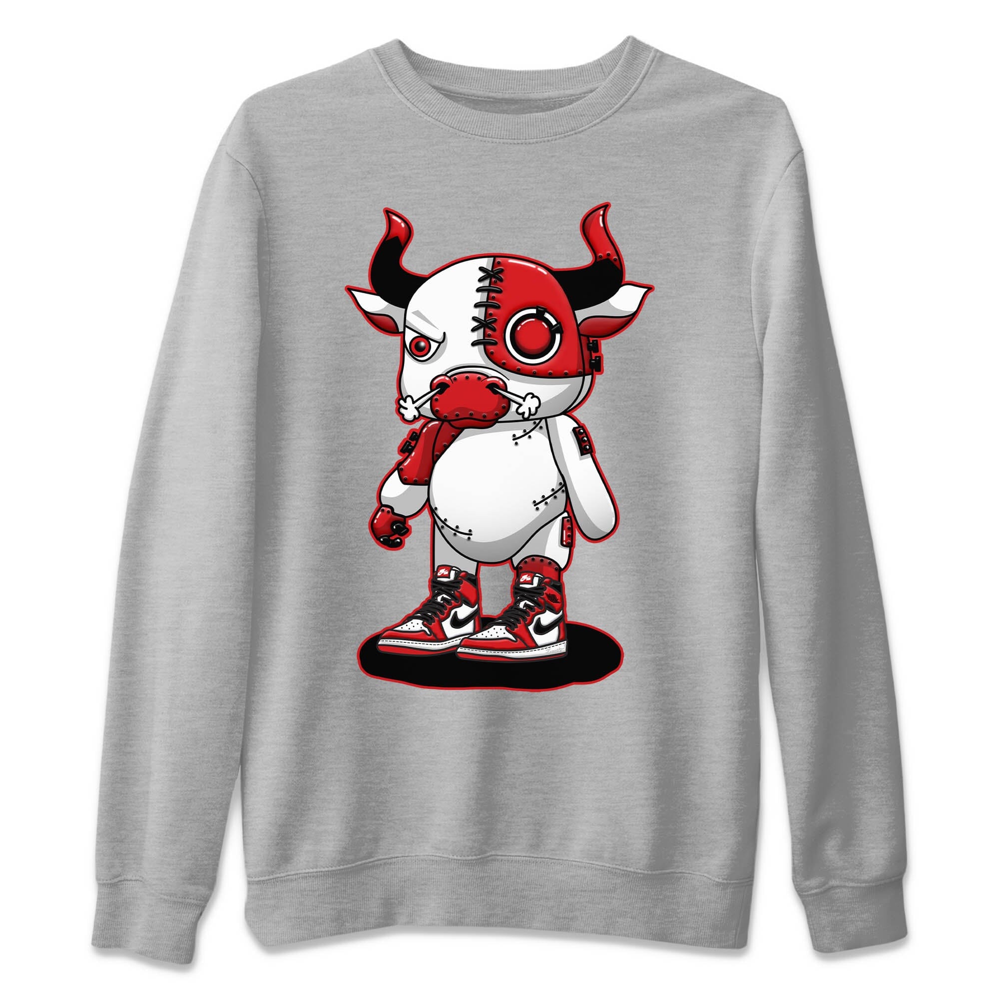 Cyborg Bull Unisex Sweater – Air Jordan 1 lost & found, Sneakers Matching Sweater