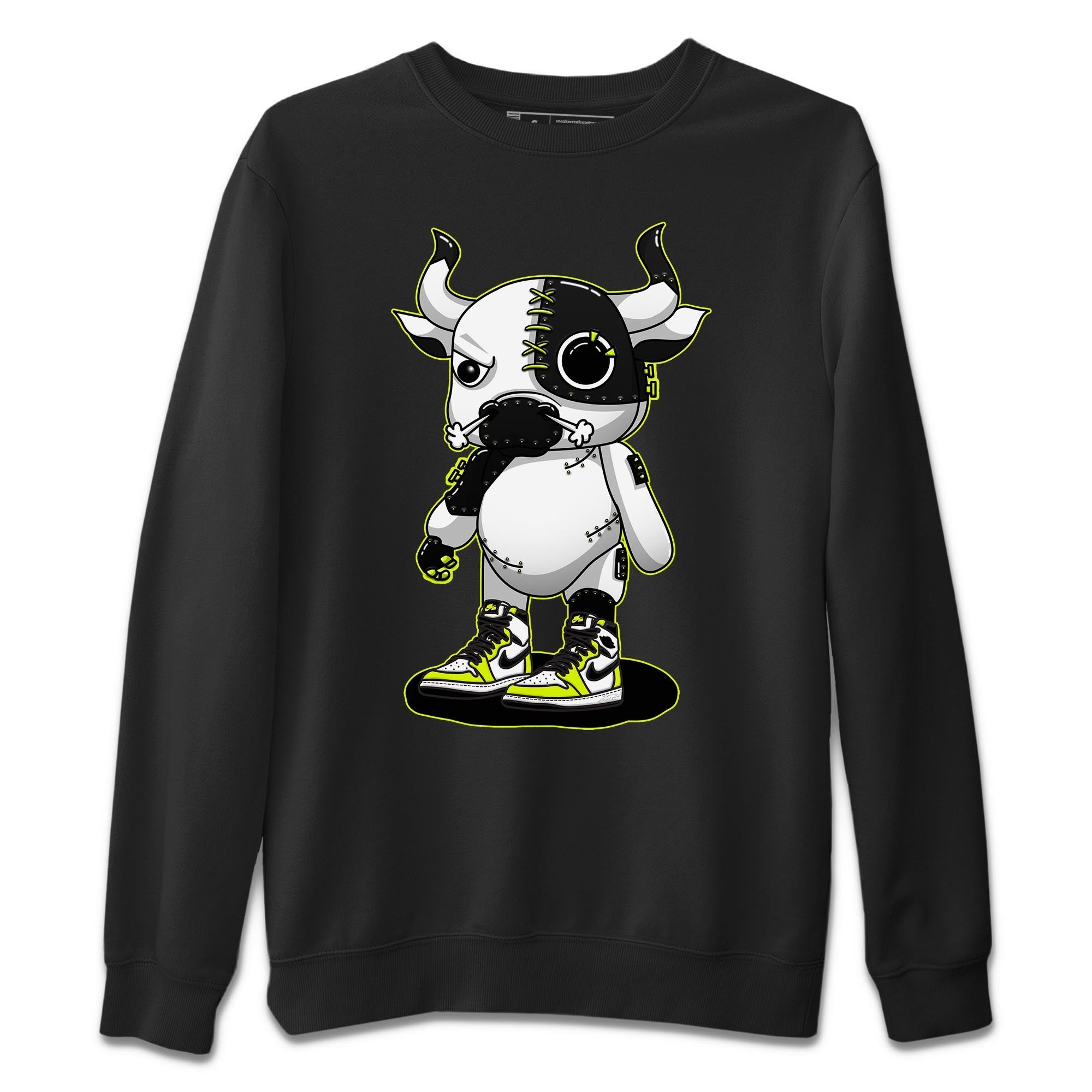 Cyborg Bull Unisex Sweater – Air Jordan 1 Visionaire, Sneakers Matching Sweater
