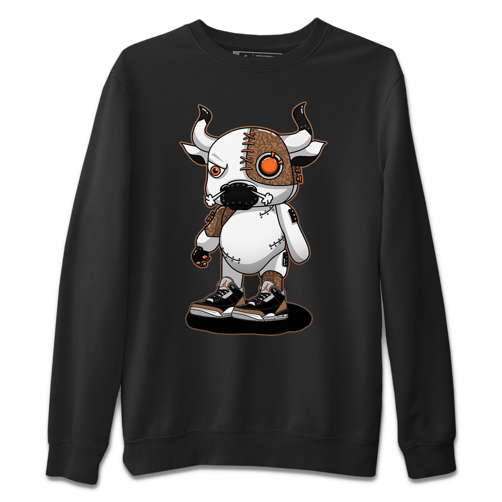 Cyborg Bull Unisex Sweater – Air Jordan 3 Desert Elephant, Sneakers Matching Sweater
