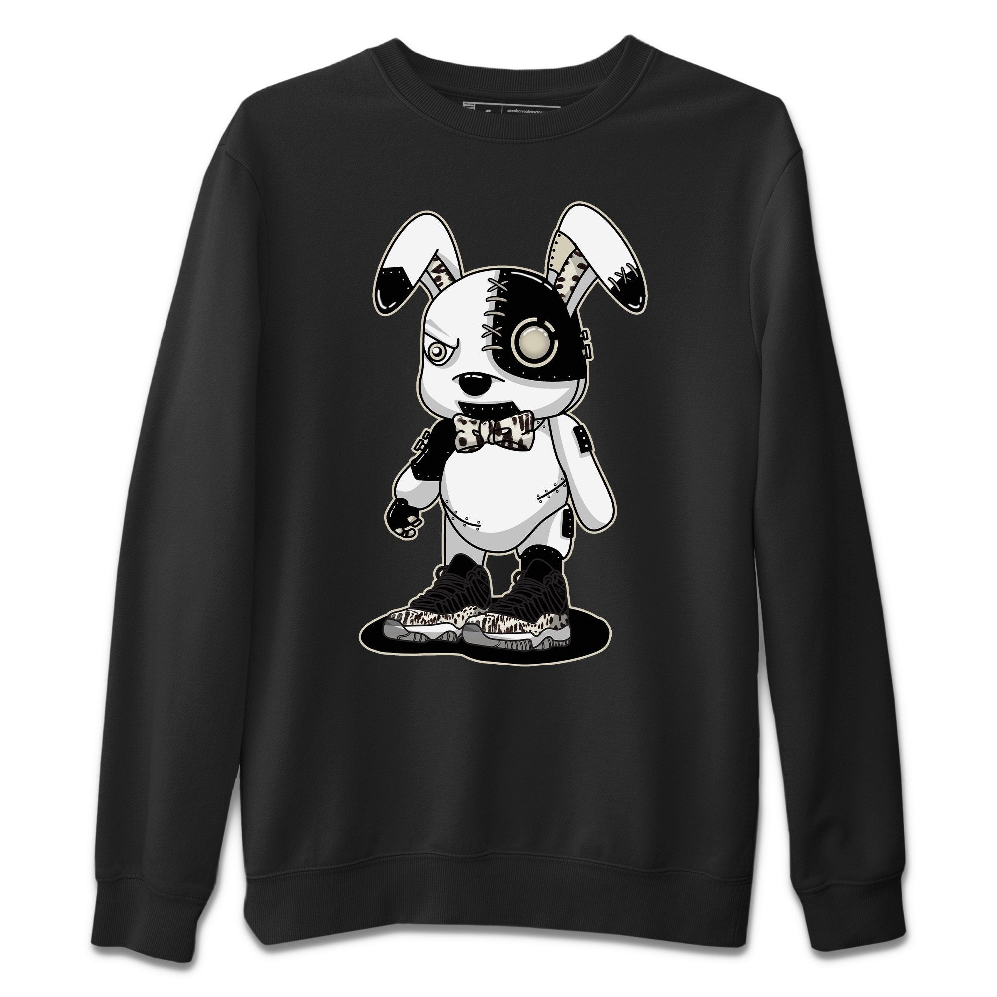 Cyborg Bunny Unisex Sweater – Air Jordan 11 Animal Instinct, Sneakers Matching Sweater