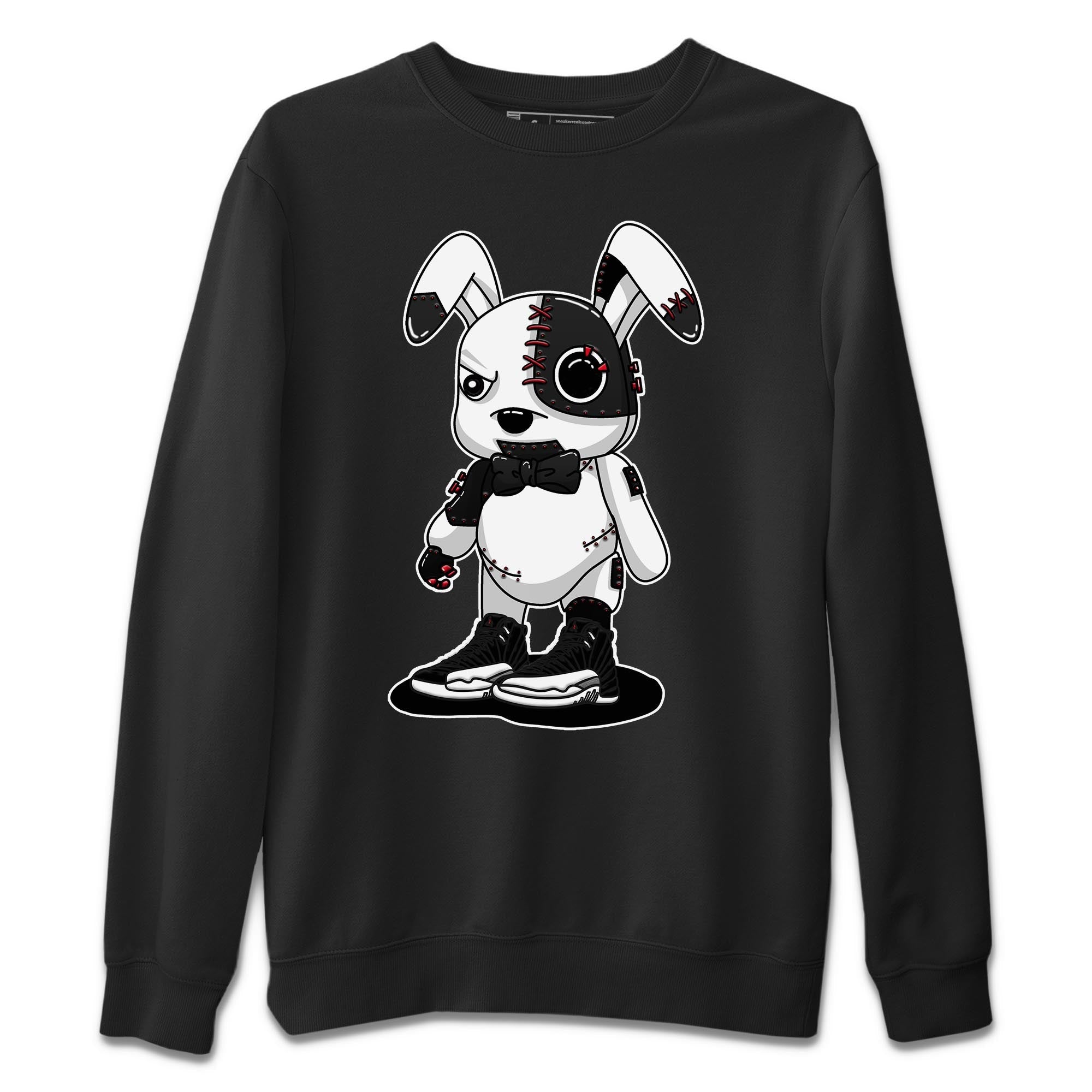Cyborg Bunny Unisex Sweater – Air Jordan 12 Playoffs, Sneakers Matching Sweater