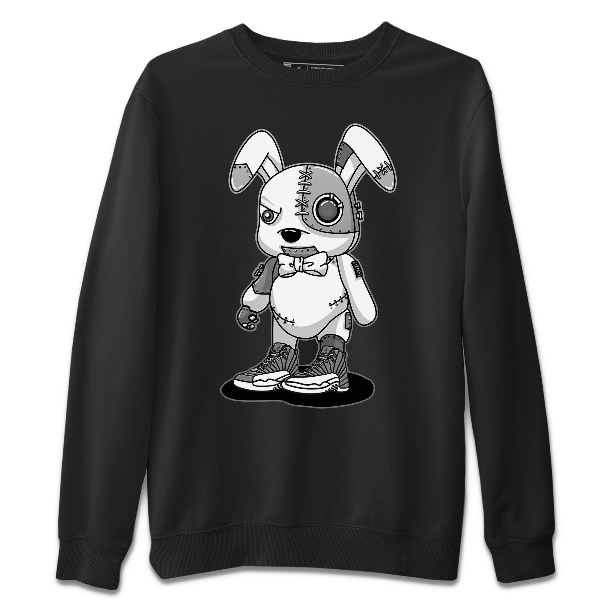 Cyborg Bunny Unisex Sweater – Air Jordan 12 Stealth, Sneakers Matching Sweater