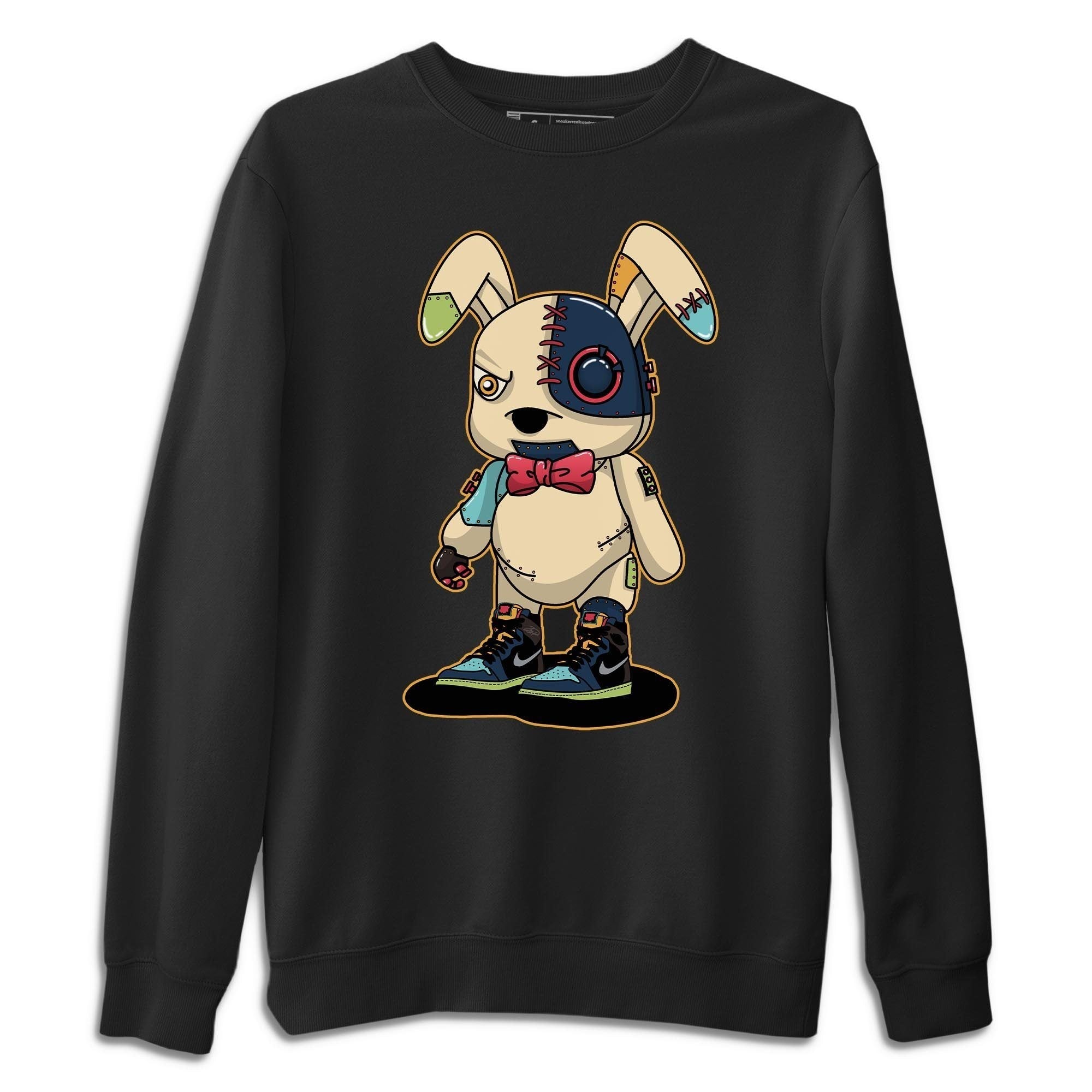 Cyborg Bunny Unisex Sweater – Air Jordan 1 Bio Hack, Sneakers Matching Sweater