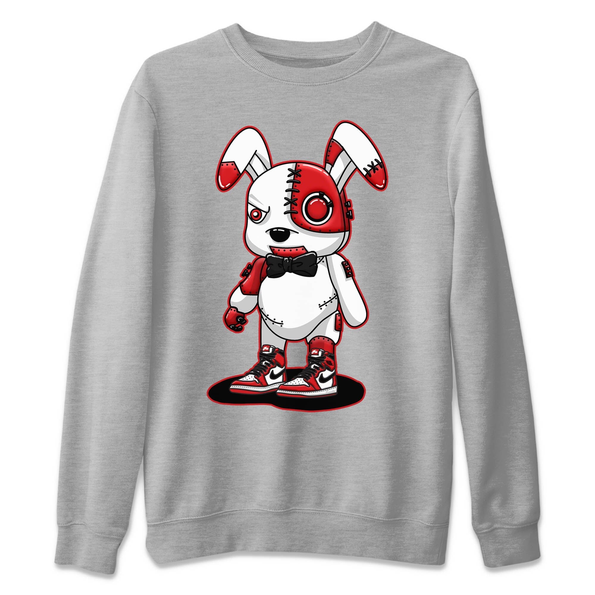 Cyborg Bunny Unisex Sweater – Air Jordan 1 lost & found, Sneakers Matching Sweater