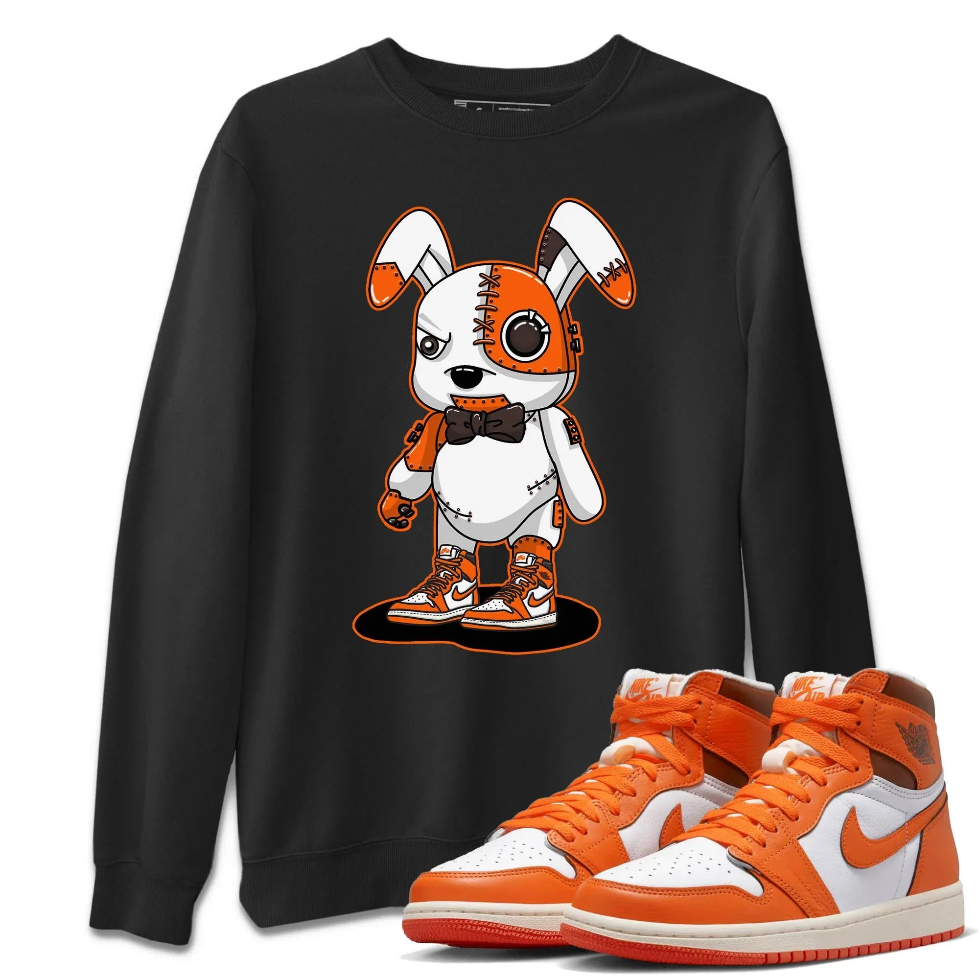 Cyborg Bunny Unisex Sweater – Air Jordan 1 Starfish, Sneakers Matching Sweater