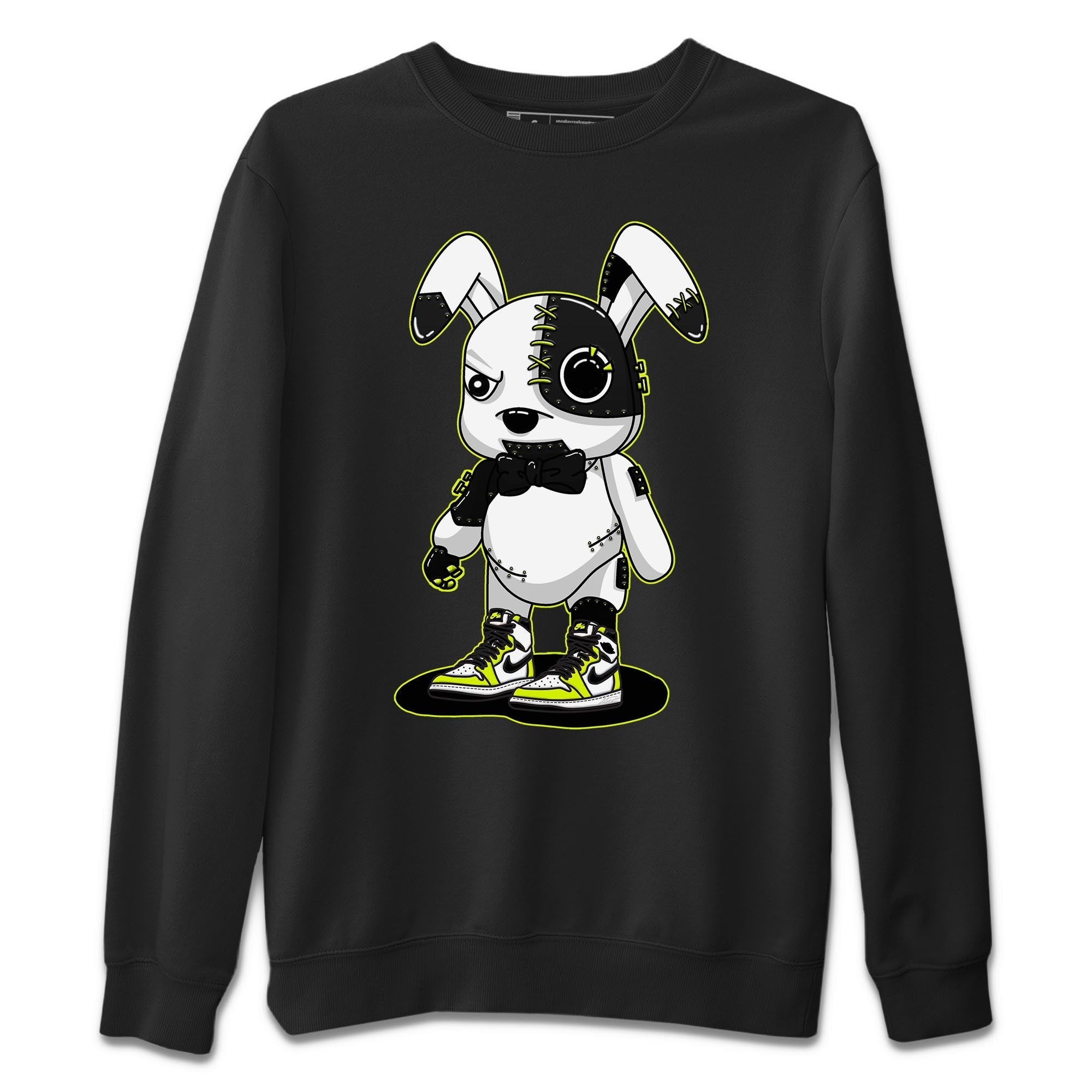 Cyborg Bunny Unisex Sweater – Air Jordan 1 Visionaire, Sneakers Matching Sweater