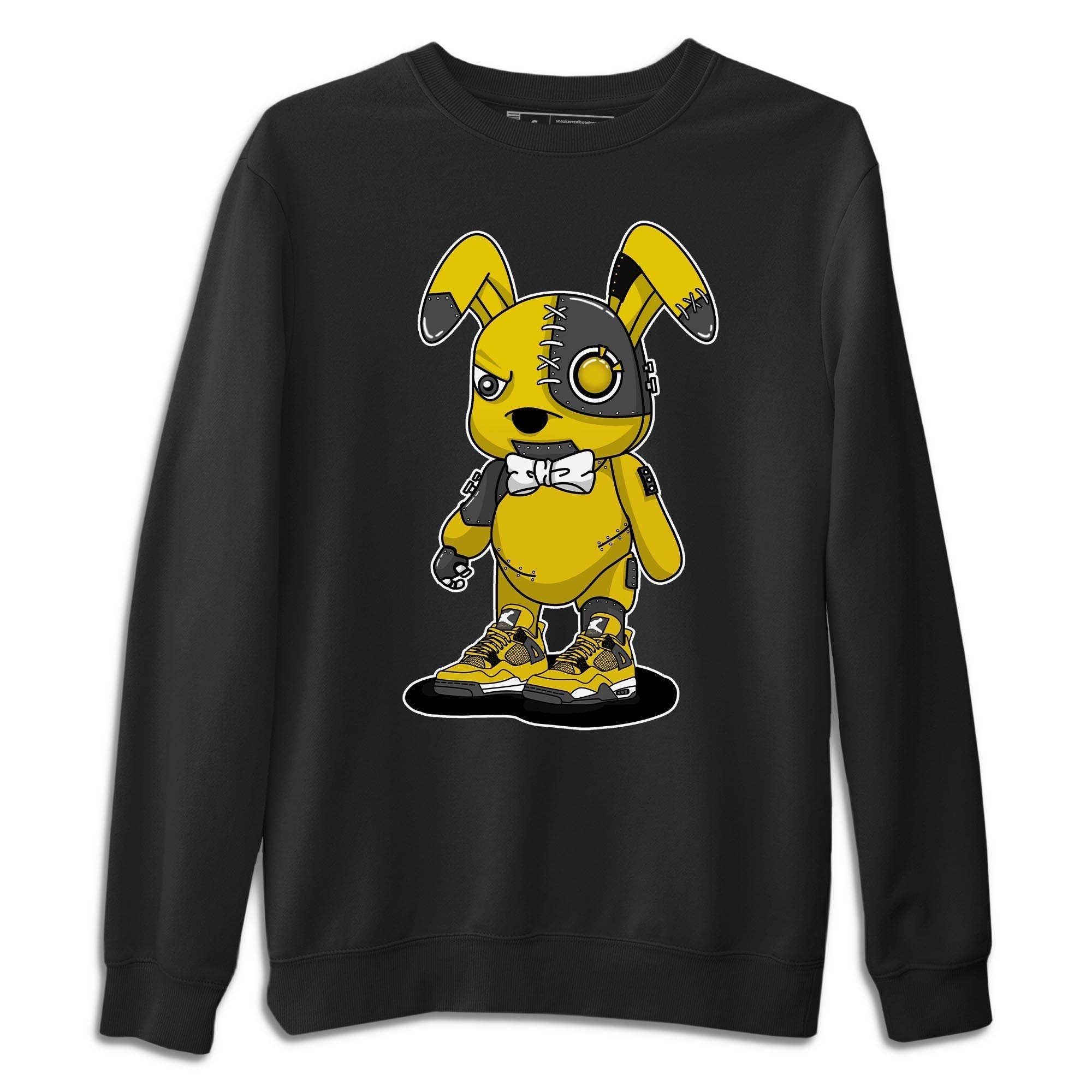 Cyborg Bunny Unisex Sweater – Air Jordan 4 Lightning, Sneakers Matching Sweater