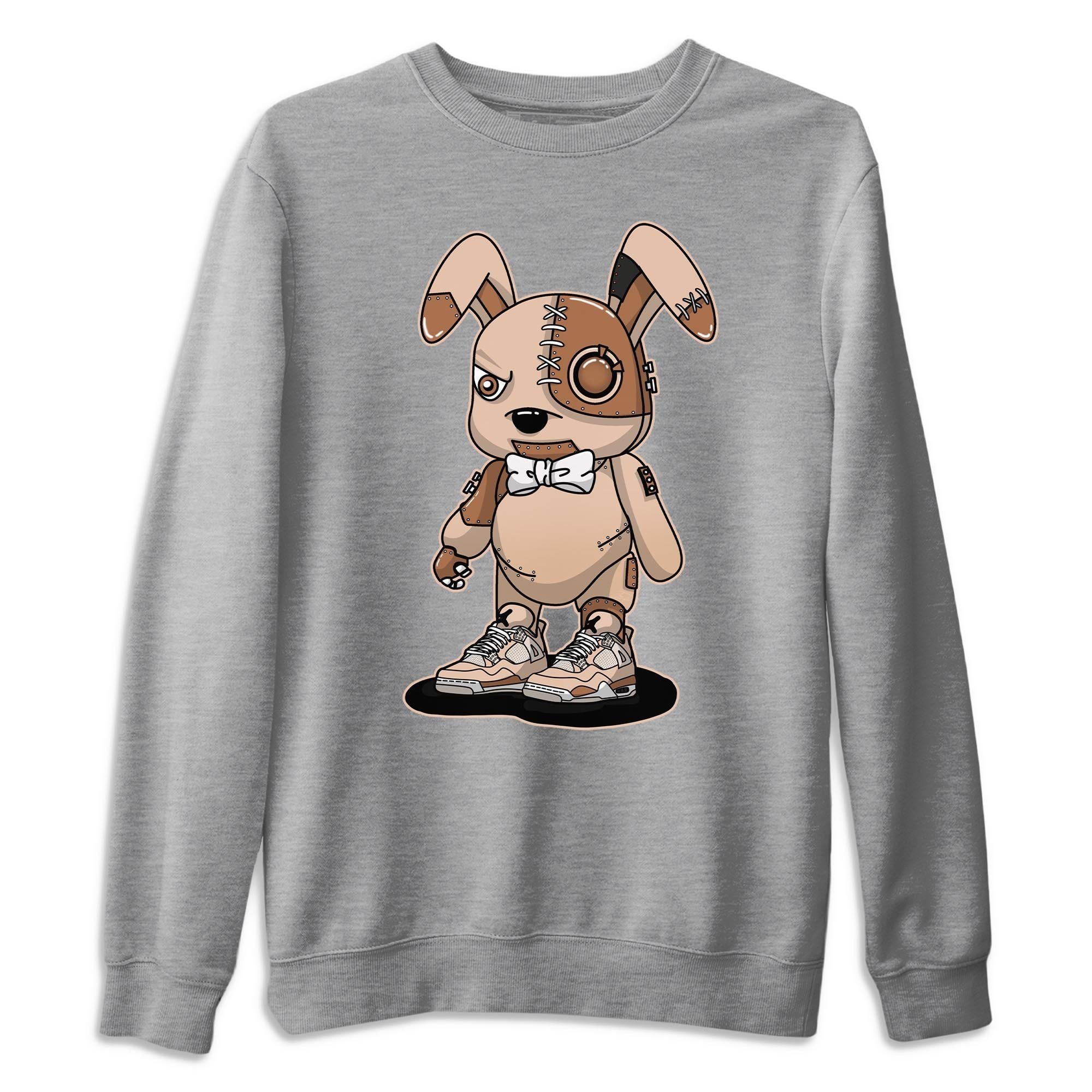 Cyborg Bunny Unisex Sweater – Air Jordan 4 Shimmer, Sneakers Matching Sweater
