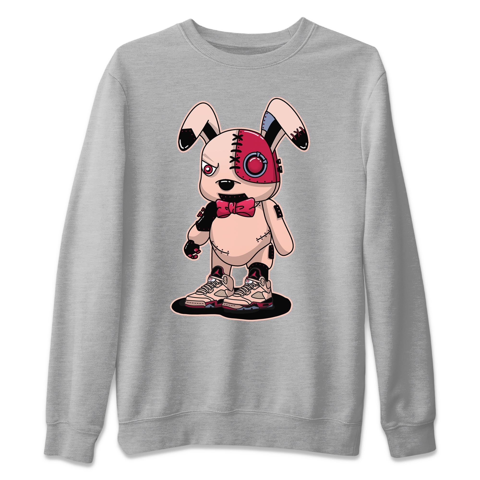 Cyborg Bunny Unisex Sweater – Air Jordan 5 Girls That Hoop, Sneakers Matching Sweater