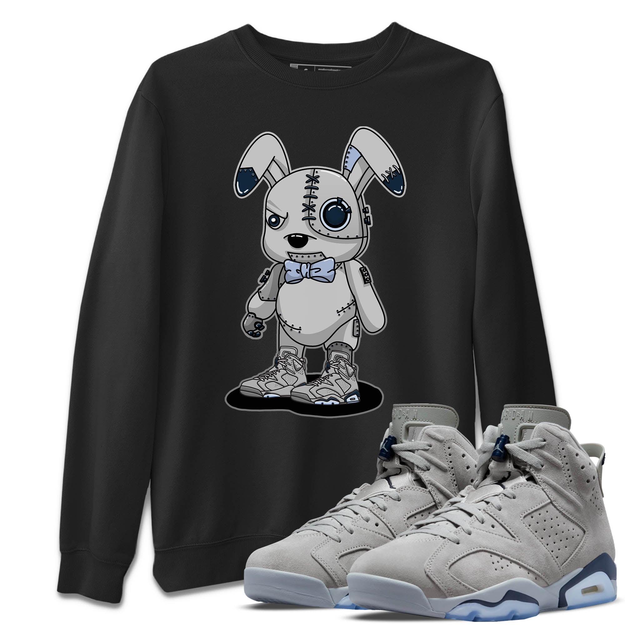 Cyborg Bunny Unisex Sweater – Air Jordan 6 Georgetown, Sneakers Matching Sweater