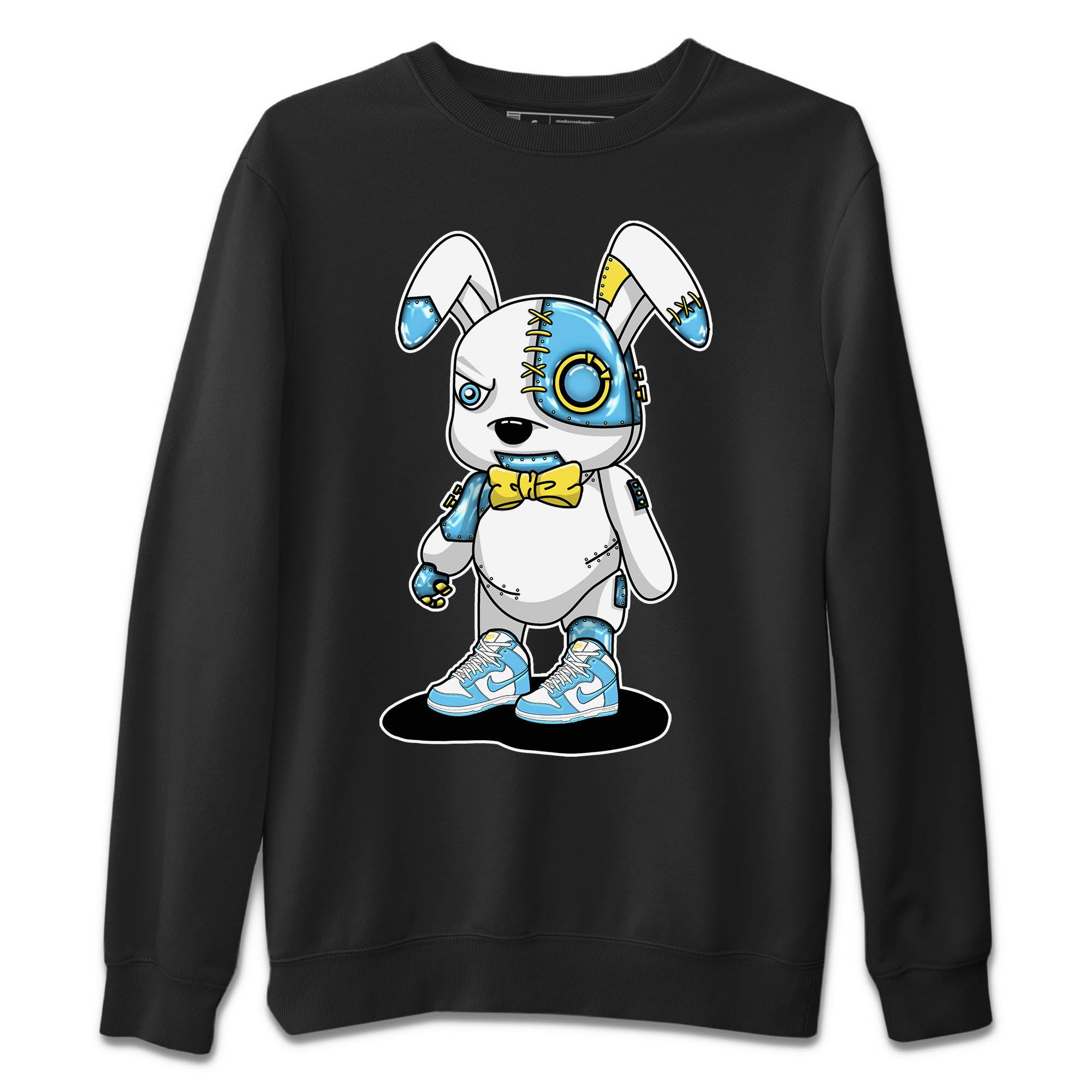 Cyborg Bunny Unisex Sweater – Dunk Blue Chill, Sneakers Matching Sweater