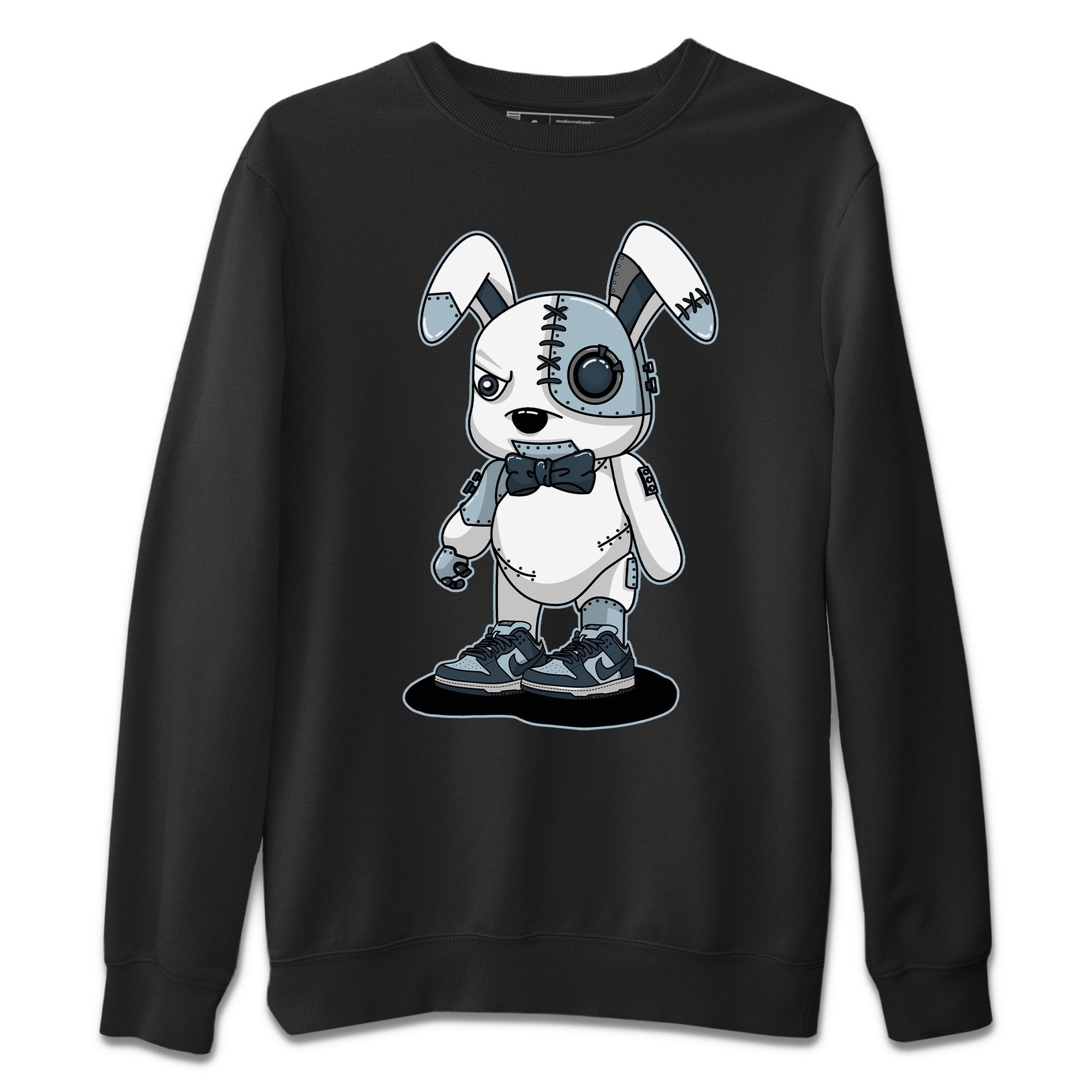 Cyborg Bunny Unisex Sweater – Dunk championship Grey, Sneakers Matching Sweater