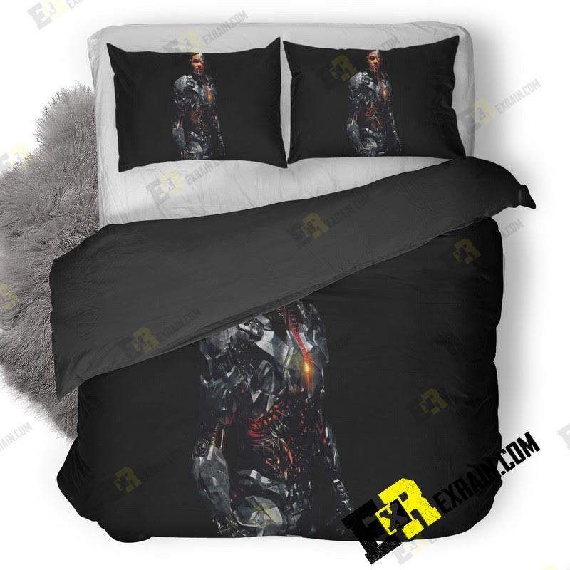Cyborg Justice League 8K 5 3D Customized Duvet Cover Bedding Set