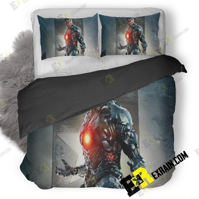 Cyborg Justice League Do 3D Customized Duvet Cover Bedding Set