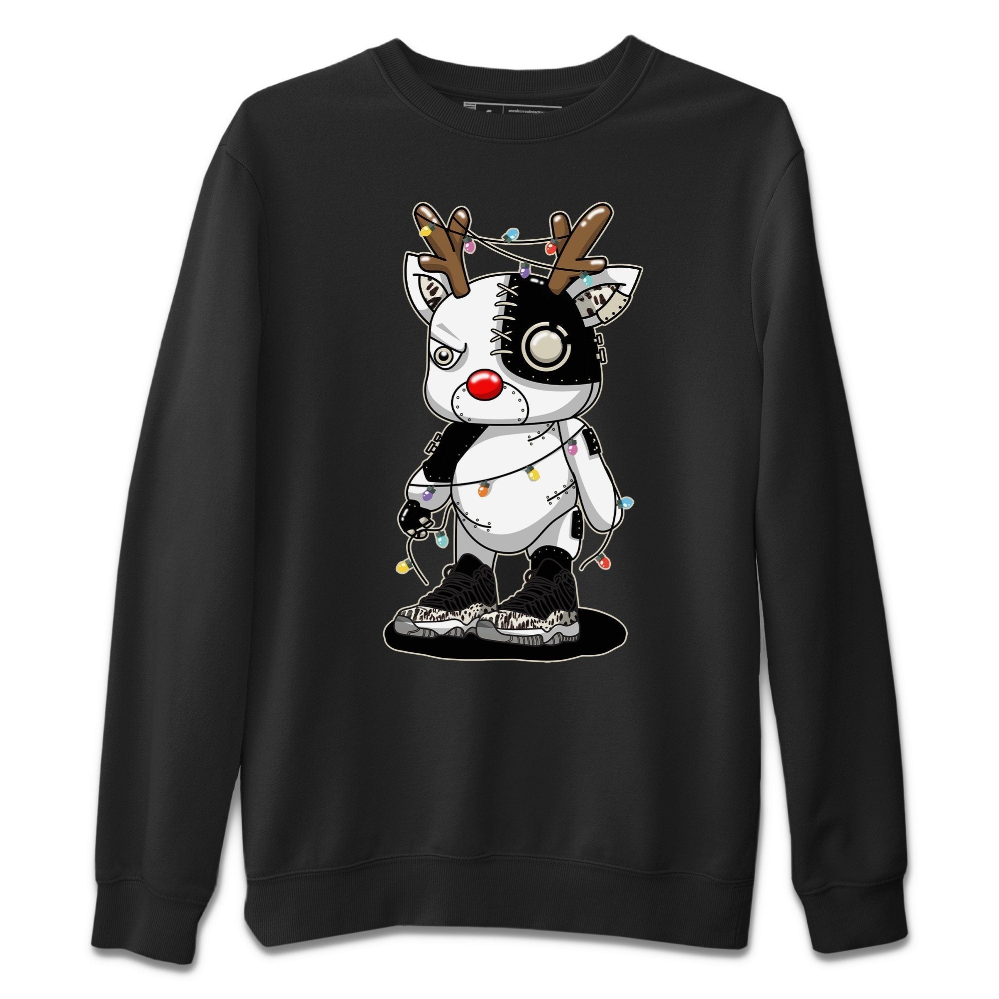 Cyborg Reindeer Unisex Sweater – Air Jordan 11 Animal Instinct, Sneakers Matching Sweater