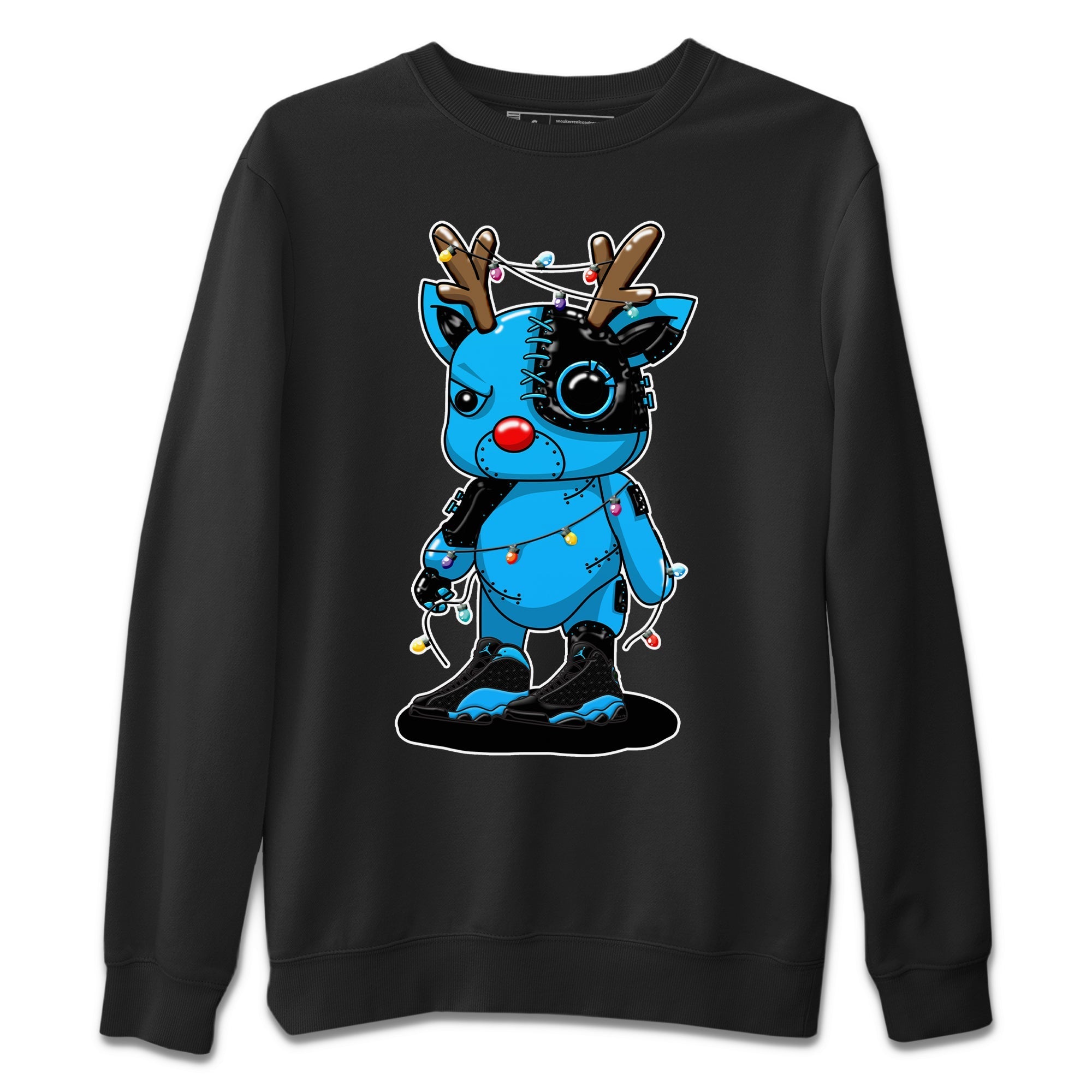 Cyborg Reindeer Unisex Sweater – Air Jordan 13 UNC, Sneakers Matching Sweater