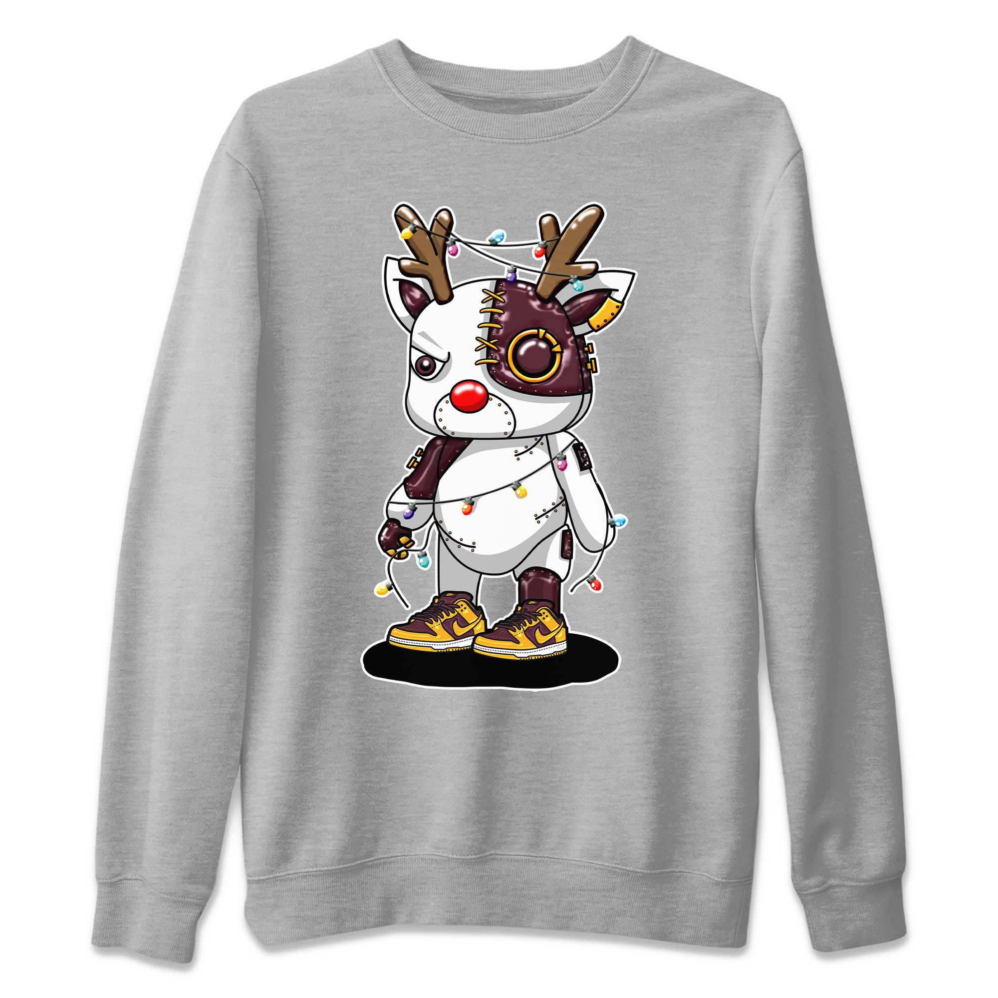 Cyborg Reindeer Unisex Sweater – Dunk Arizona State, Sneakers Matching Sweater