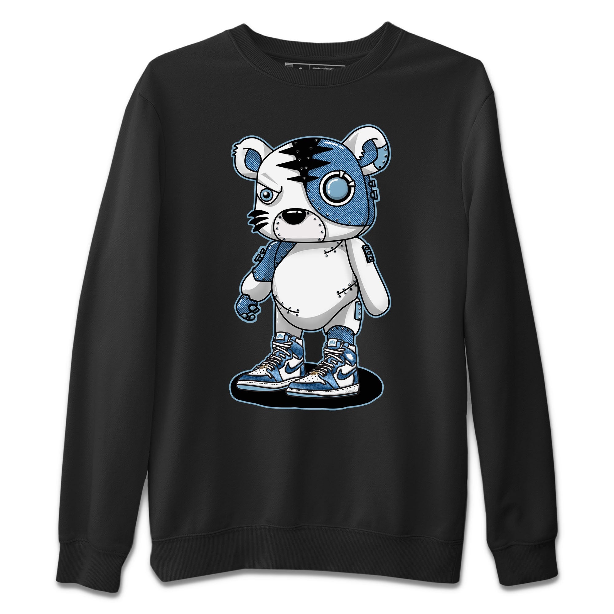 Cyborg Tiger Unisex Sweater – Air Jordan 1 Denim, Sneakers Matching Sweater