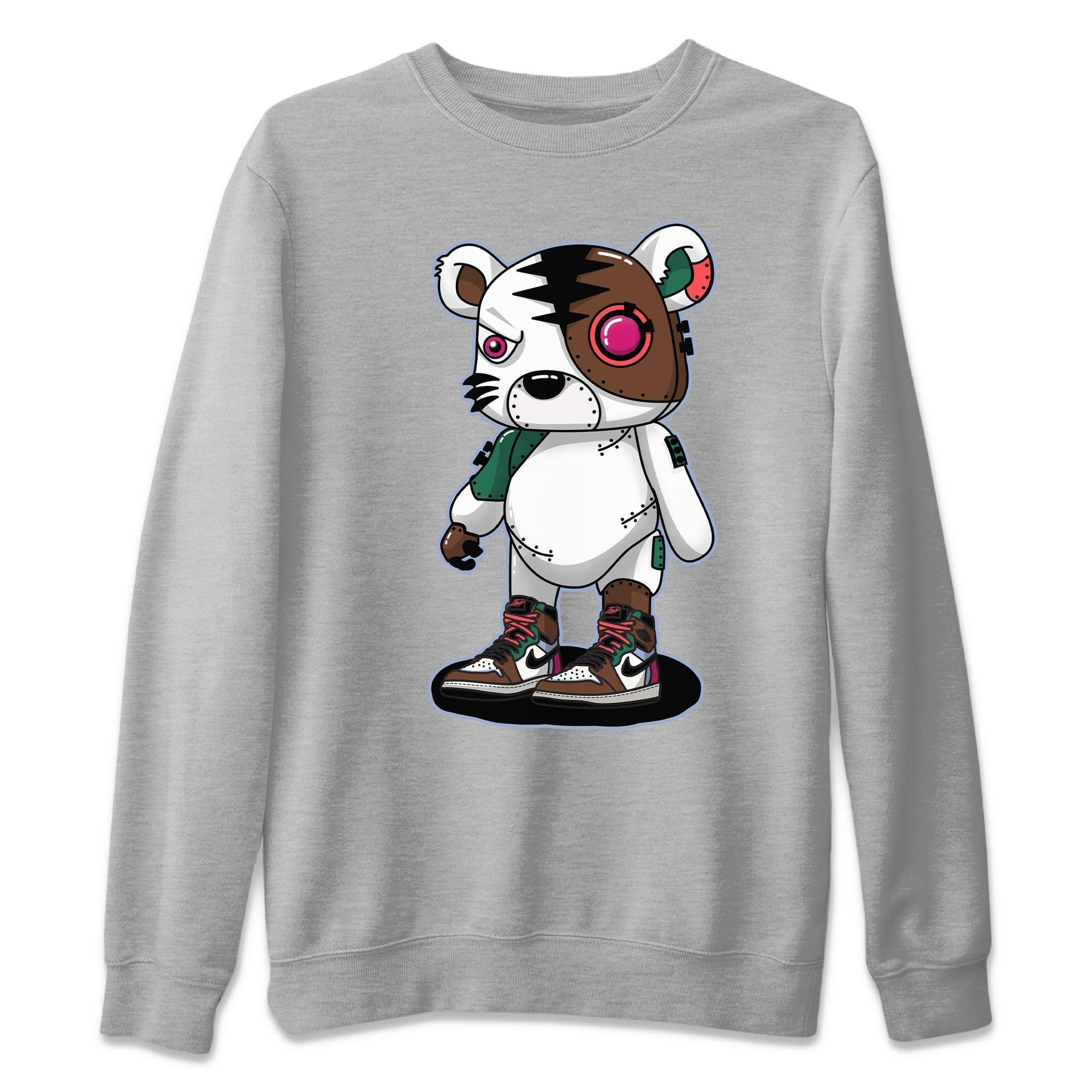 Cyborg Tiger Unisex Sweater – Air Jordan 1 Hand Crafted, Sneakers Matching Sweater