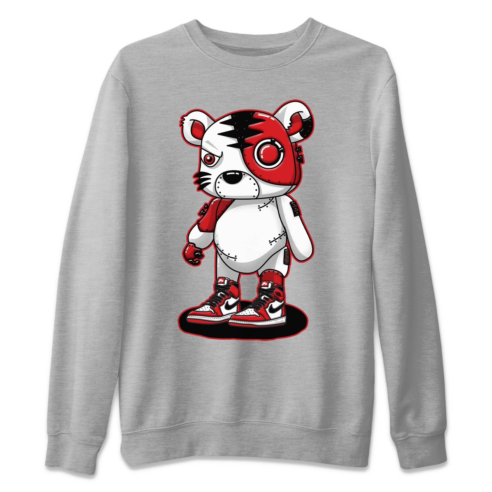 Cyborg Tiger Unisex Sweater – Air Jordan 1 lost & found, Sneakers Matching Sweater