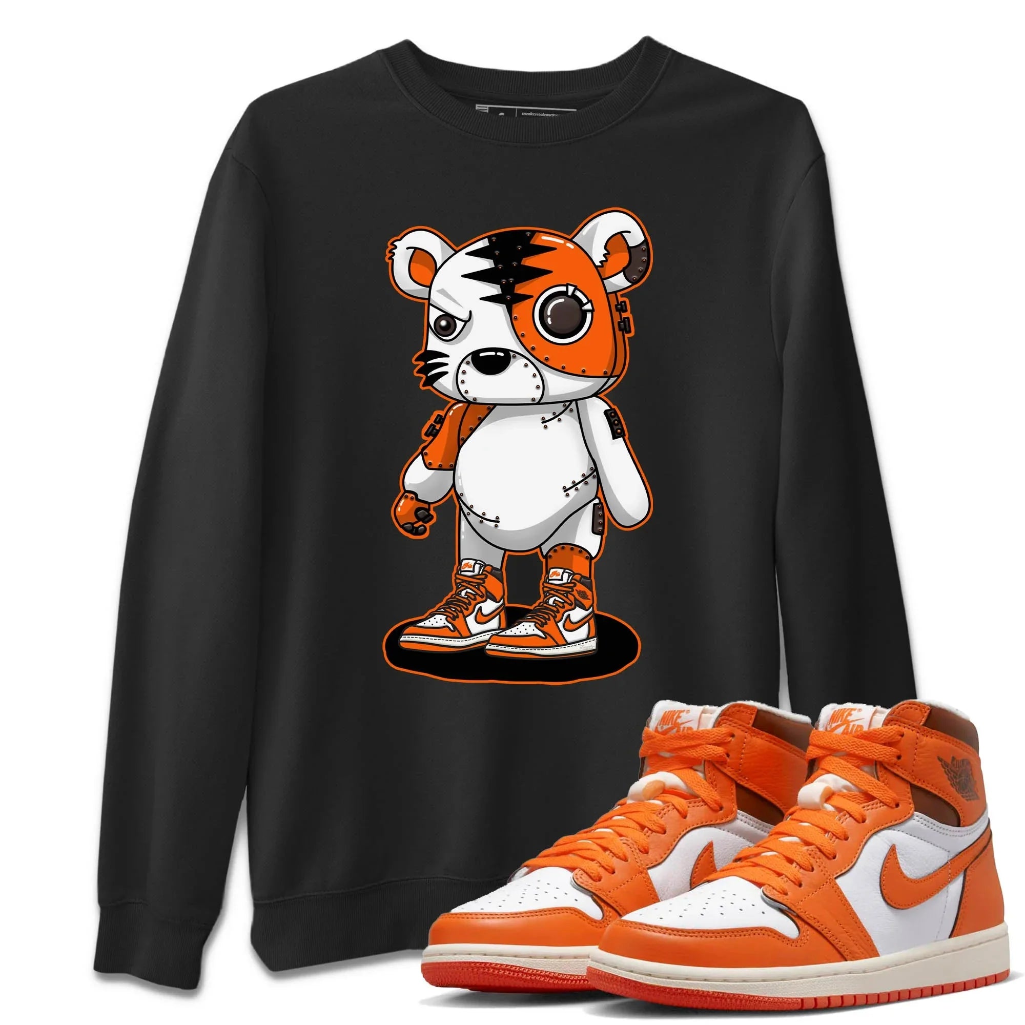 Cyborg Tiger Unisex Sweater – Air Jordan 1 Starfish, Sneakers Matching Sweater