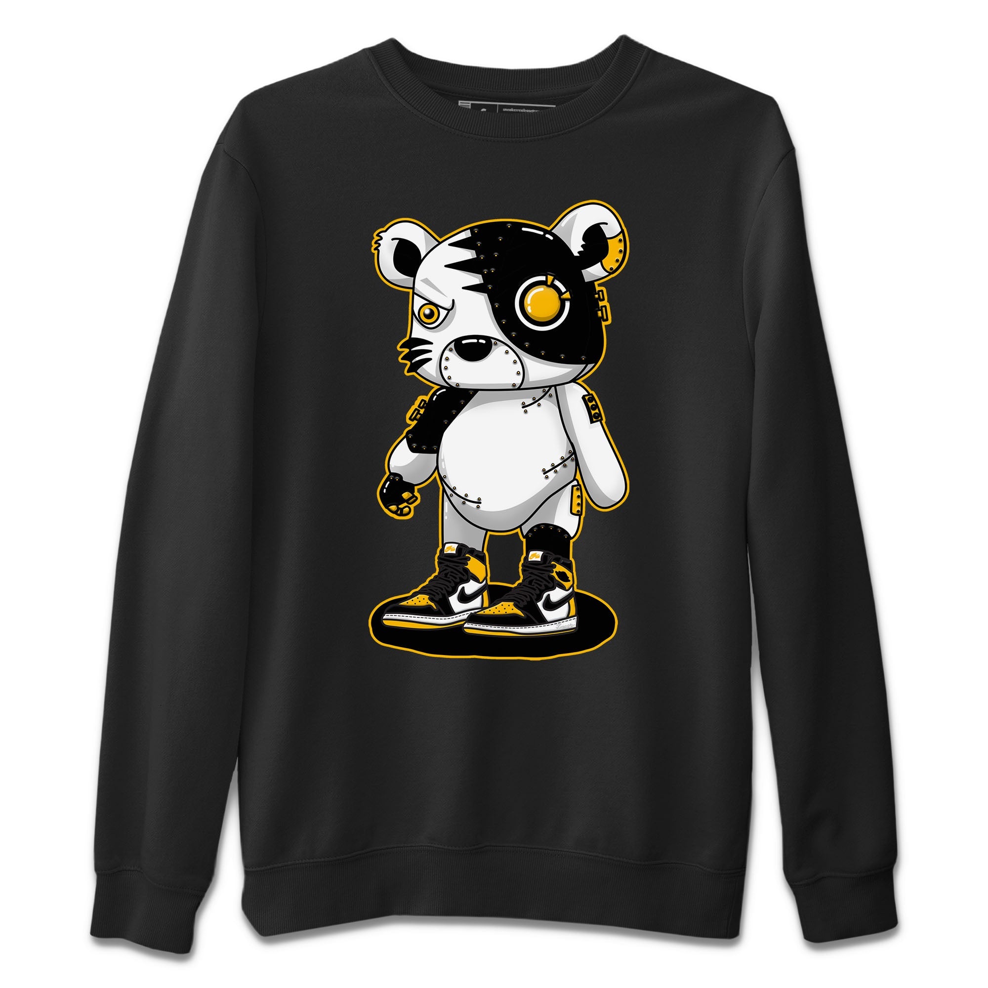 Cyborg Tiger Unisex Sweater – Air Jordan 1 Taxi, Sneakers Matching Sweater