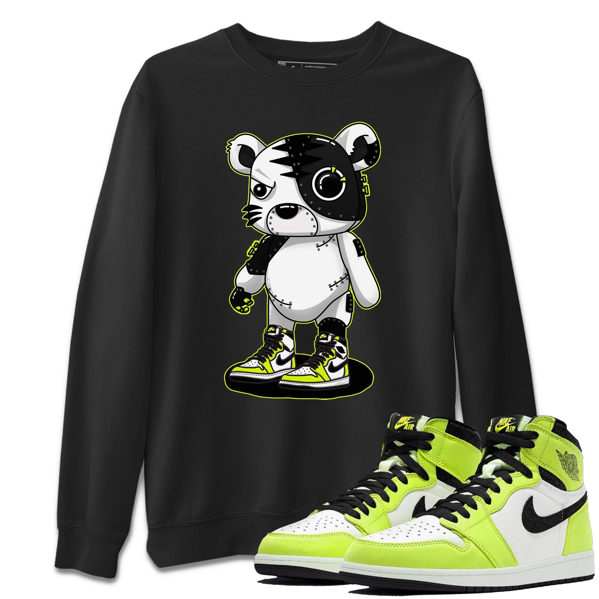 Cyborg Tiger Unisex Sweater – Air Jordan 1 Visionaire, Sneakers Matching Sweater