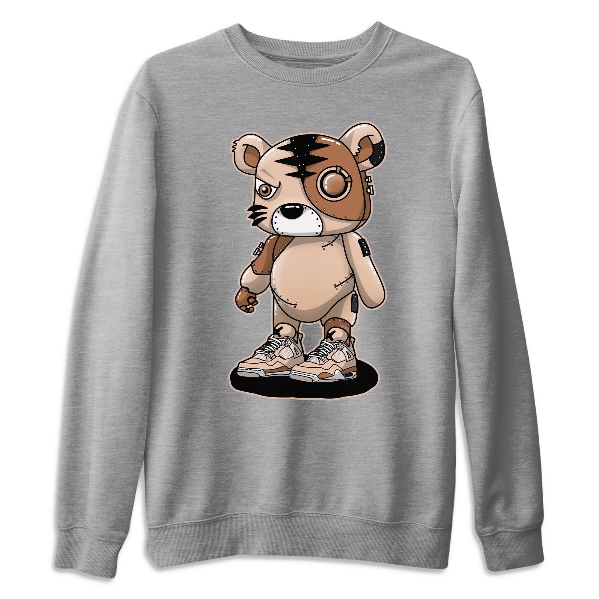 Cyborg Tiger Unisex Sweater – Air Jordan 4 Shimmer, Sneakers Matching Sweater