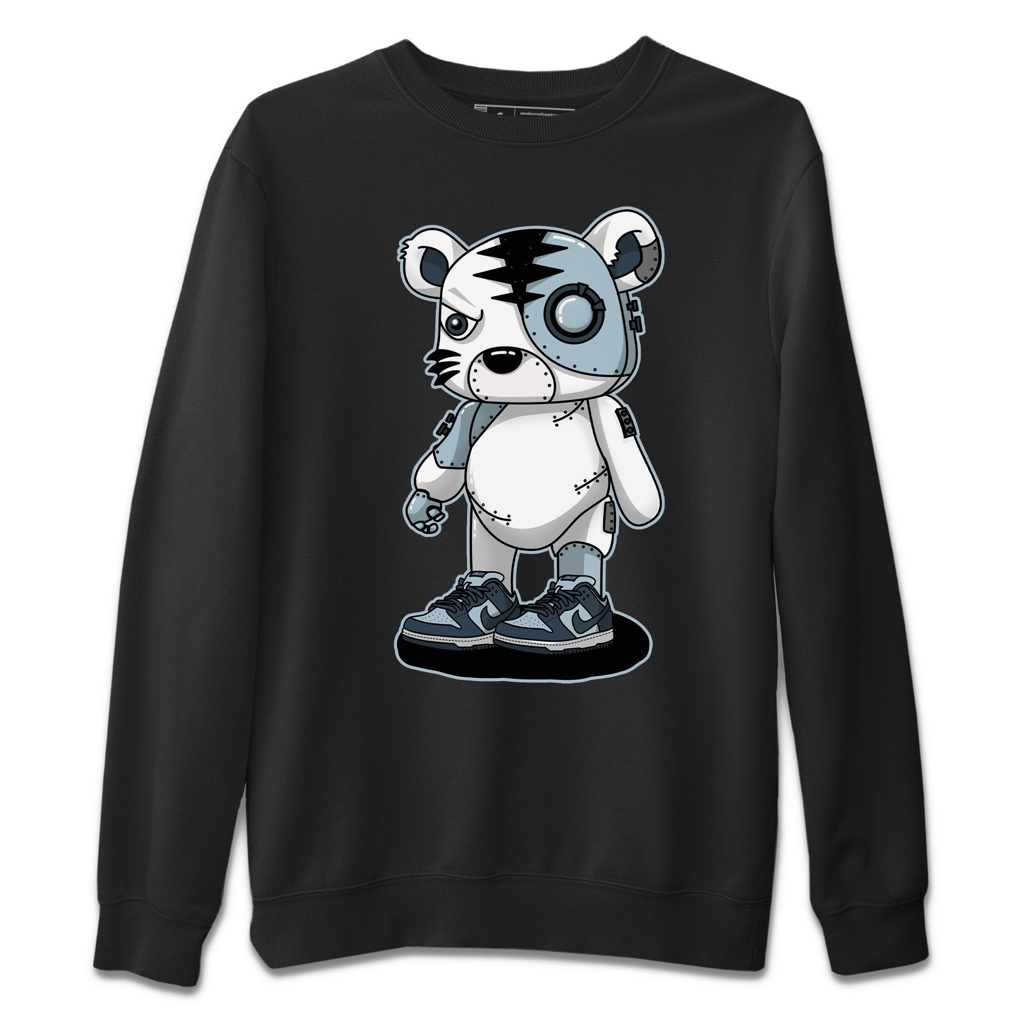 Cyborg Tiger Unisex Sweater – Dunk championship Grey, Sneakers Matching Sweater