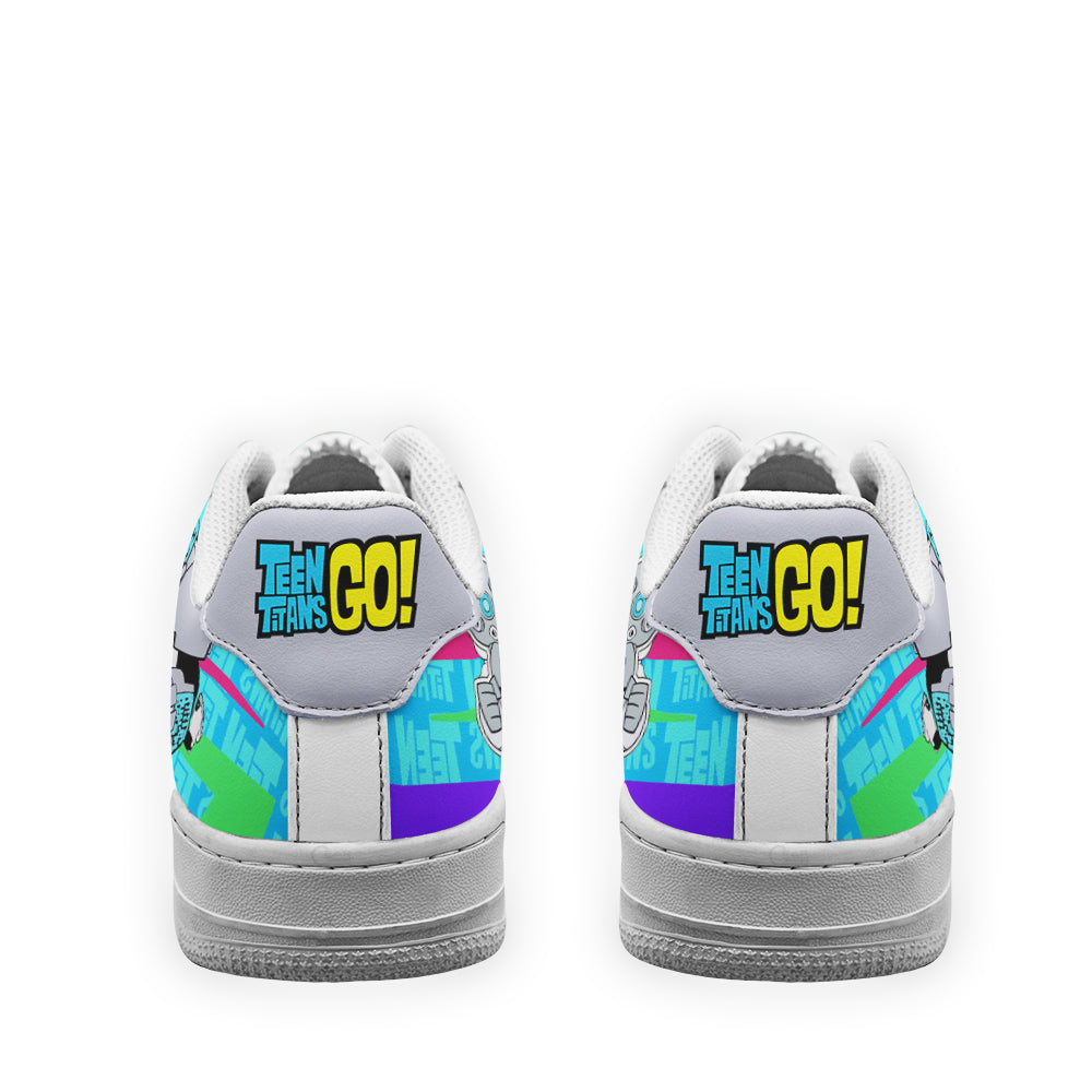 Cycborg Air Sneakers Custom Teen Titan Go Cartoon Shoes