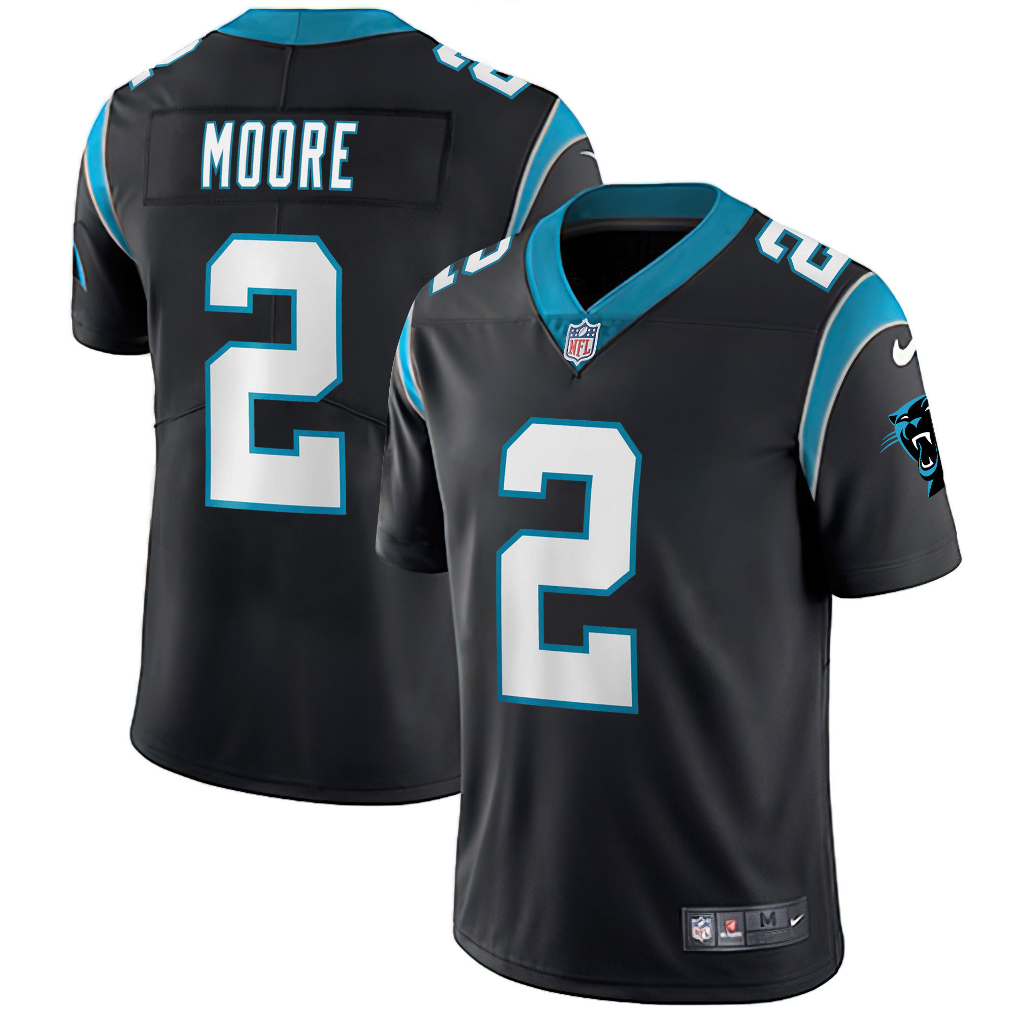 D. J. Moore Carolina Panthers Vapor Untouchable Limited Player Jersey - All Stitched 