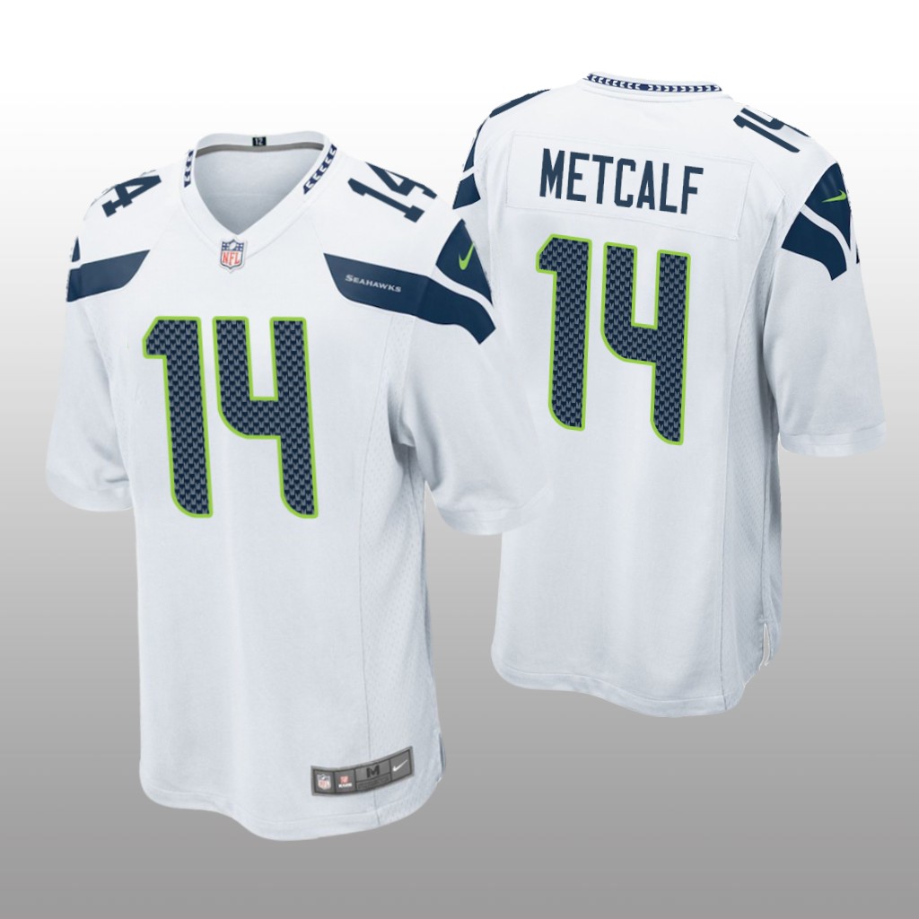 D.K. Metcalf Seattle Seahawks White NFL Draft Game Jersey