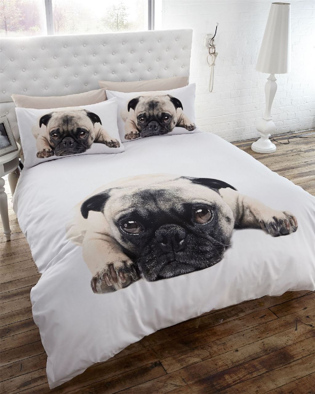 D210183 I Love My Dog 3D Customized Duvet Cover Bedding Set