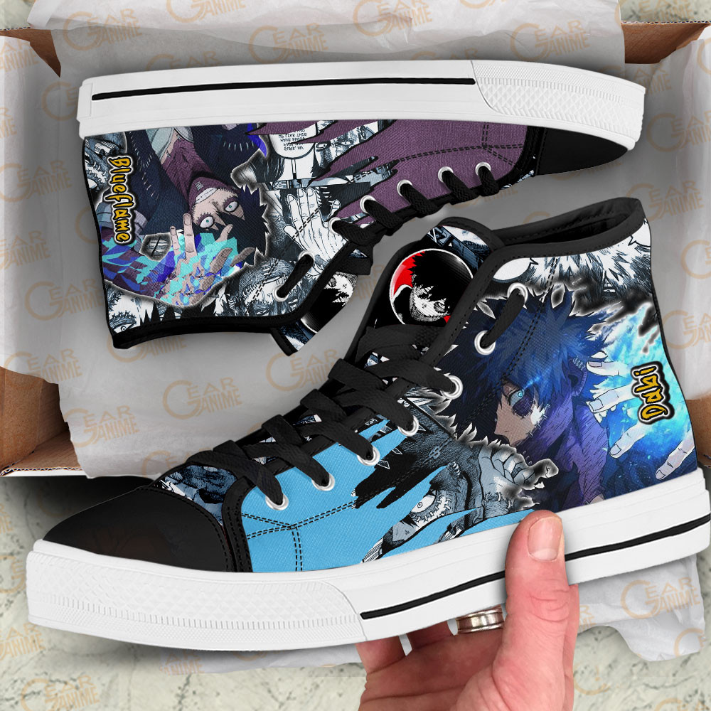 Dabi High Top Shoes Custom My Hero Academia Anime Sneakers