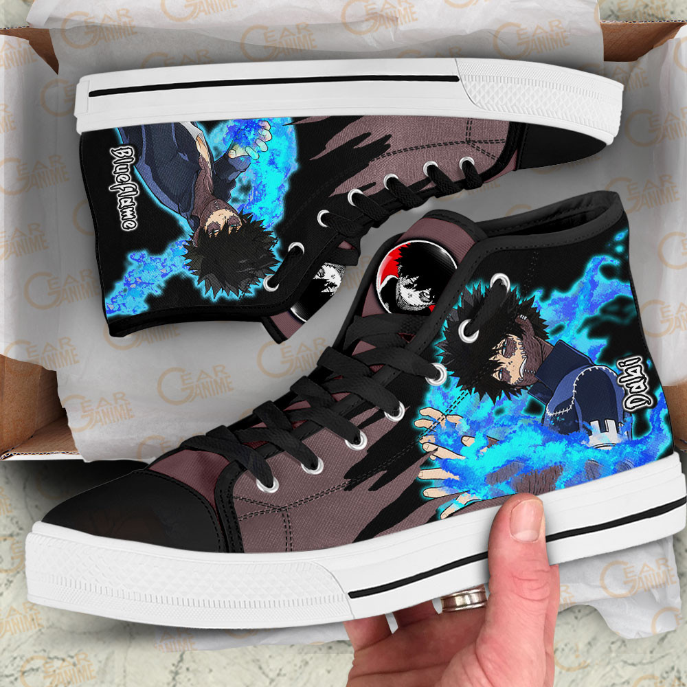 Dabi High Top Shoes My Hero Academia Custom Anime Sneakers