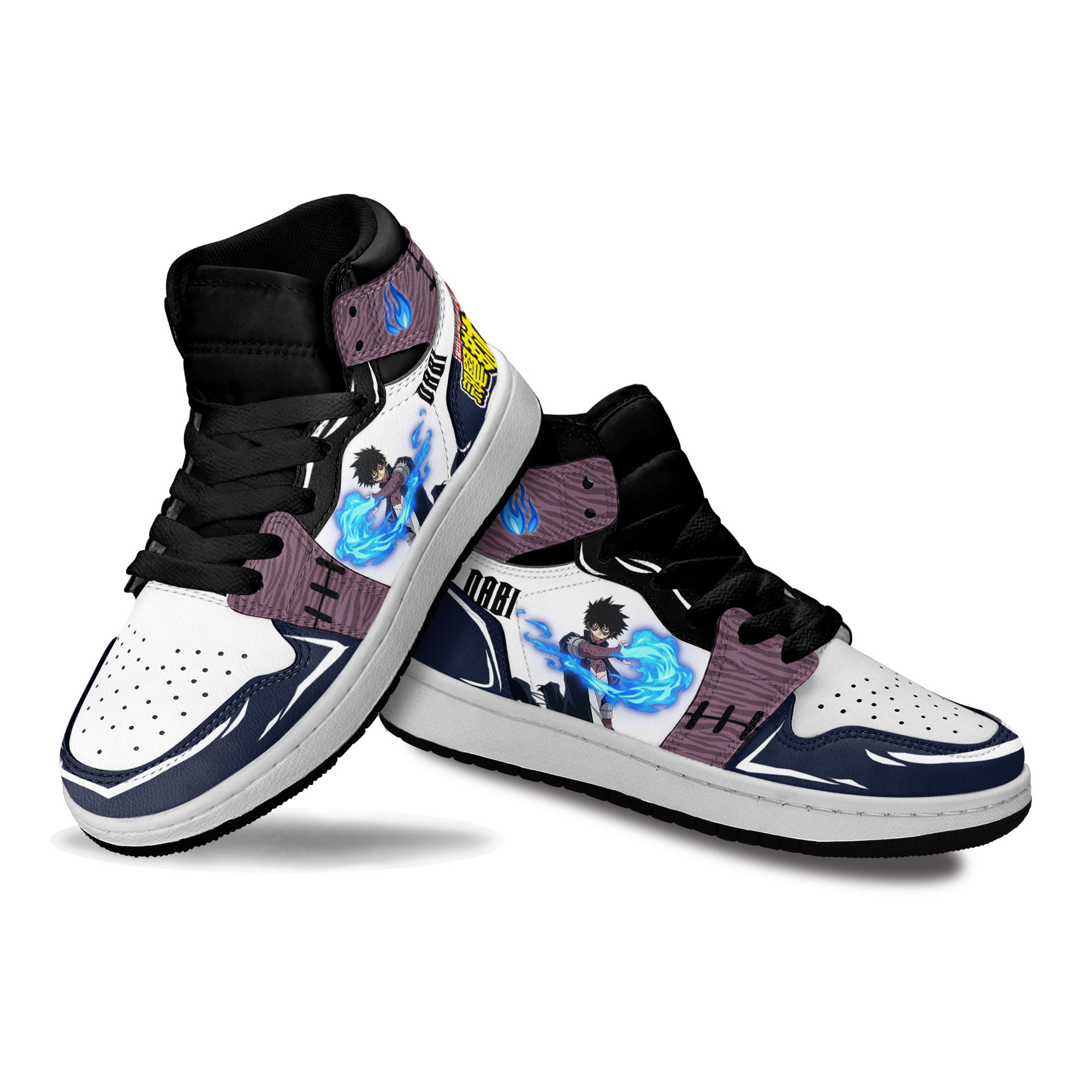 Dabi Kids Sneakers Custom Anime My Hero Academia Shoes For Kids