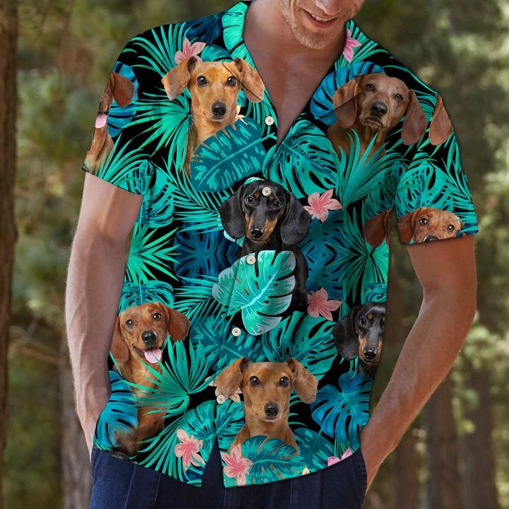Dachshund Hawaii Shirt